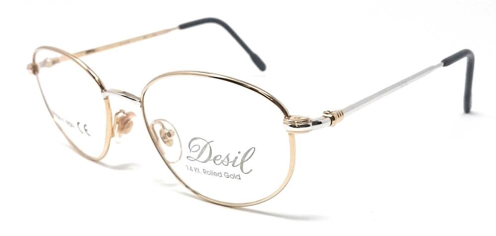 WOMENS DESIL ELISA EYEGLASSES – THE SILVER AND 14KT GOLD ROLLED GOLD VINTAGE