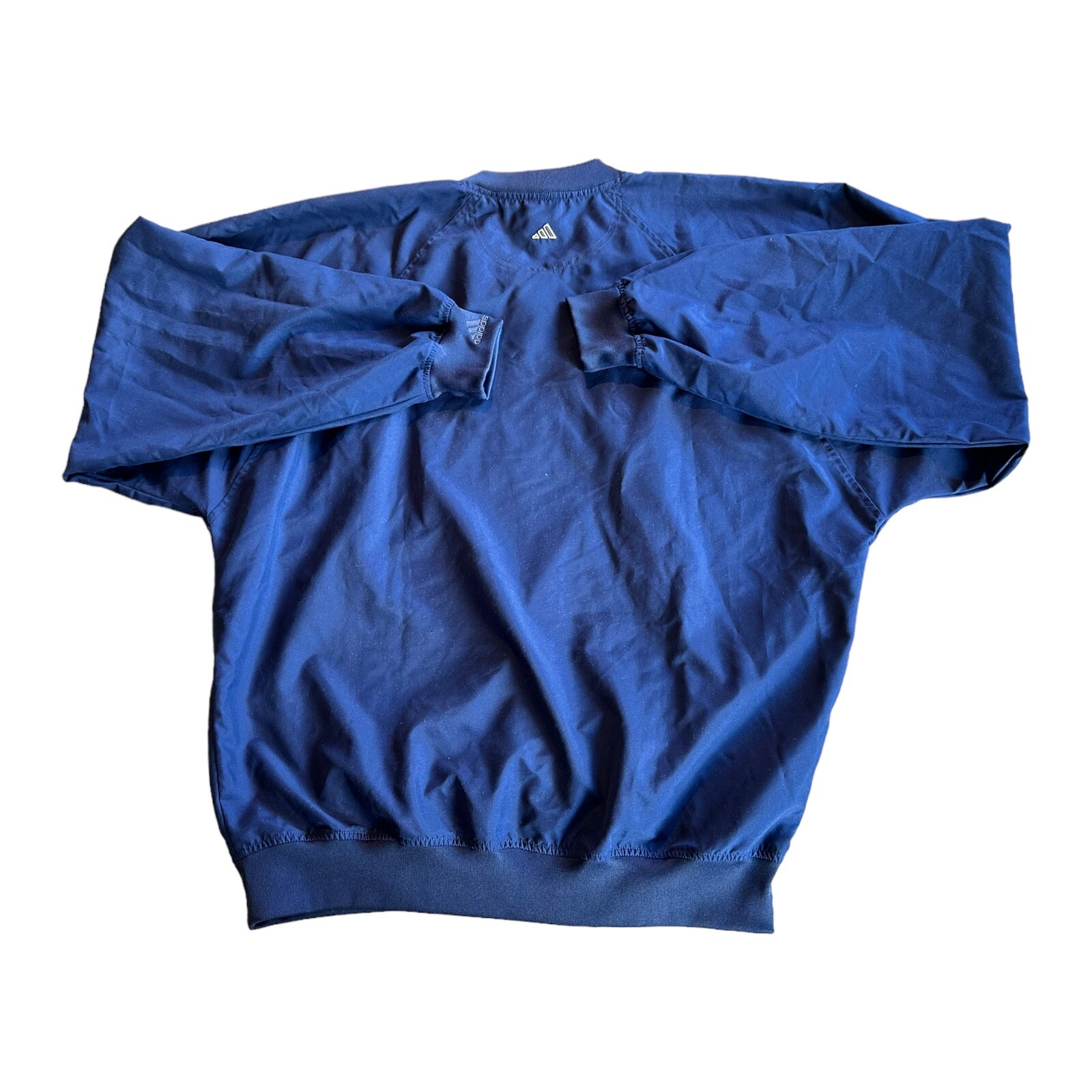 Adidas Golf Vintage Jumper Size 54 L Cotton 69cm 90s 00s Blue Logo AJ9