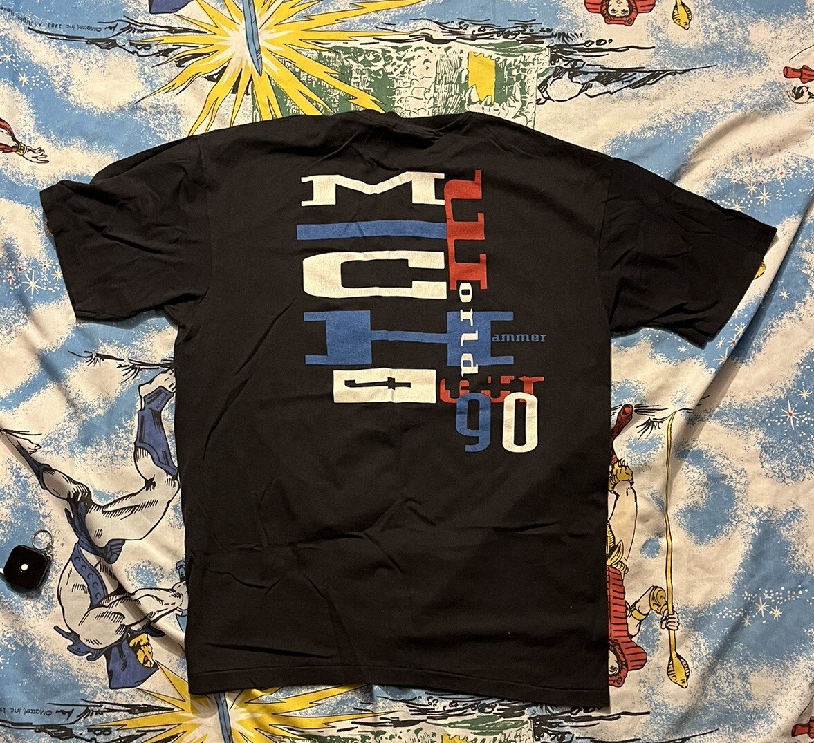 Vintage 1990 MC Hammer U Can’t Touch This world tour T shirt size XL RAP Hip Hop