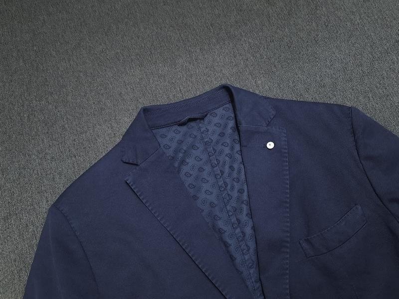 Men L.B.M. 1911 Navy Cotton Blazer 38 / M / 46