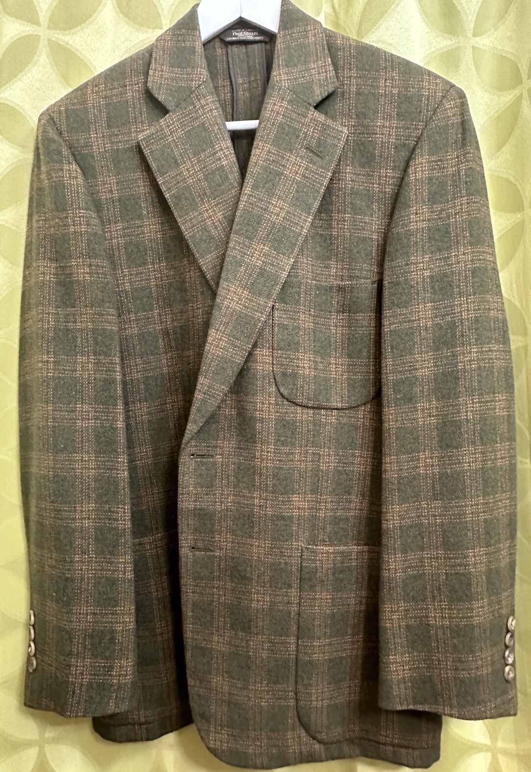41 S Vintage PAUL STUART Unstructured Blazer CASHMERE BLEND IRISH FLANNEL Canada