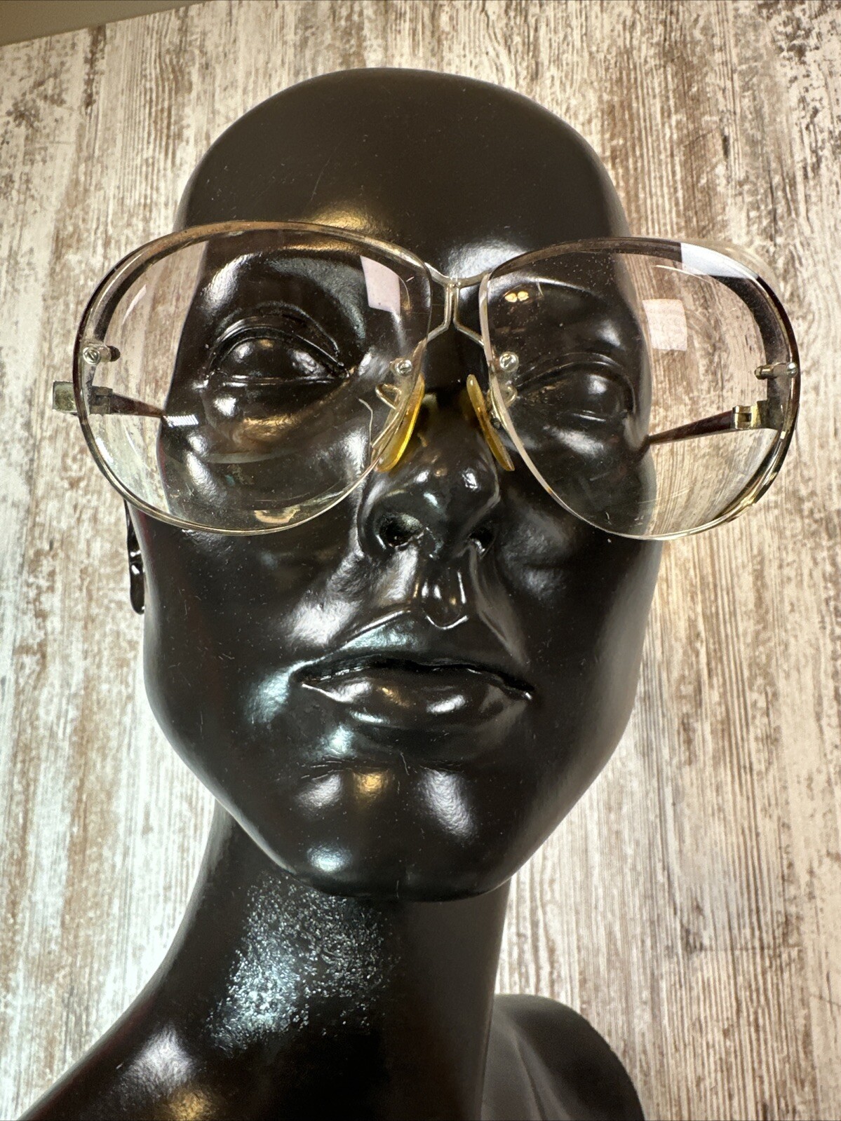 Vintage Maison de Frame Eyeglasses 61-20 Large Aviator Retro Frames