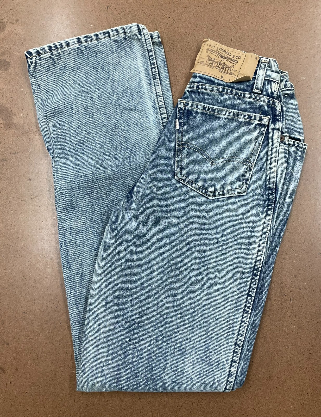 Vintage 80s/90s Levi’s 508 High-Waisted Acid Wash Tapered Leg Jeans