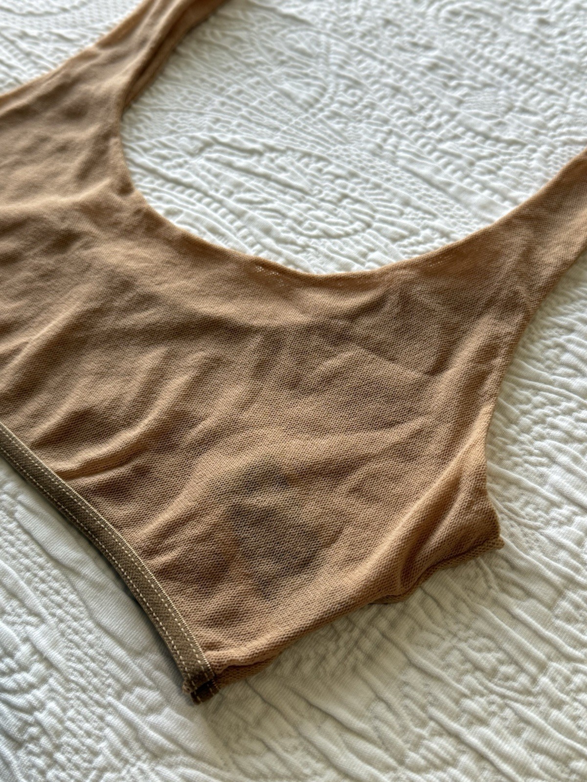 Vintage COSABELLA Soire All Mesh Bralette M (NUDE-COLOR) – Made in Italy