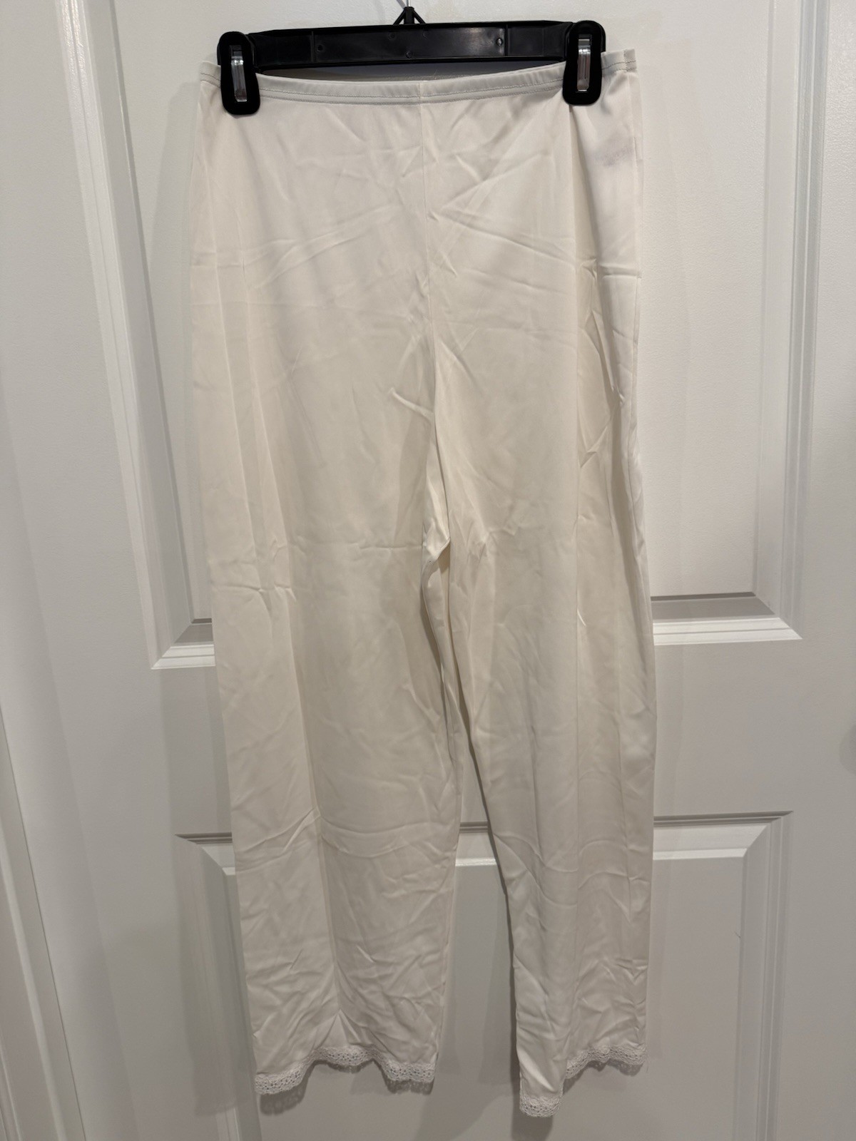 Vanity Fair Slip Pants Lingerie Sleep Lounge Silky Satin Womens Sz 6 Cottagecore
