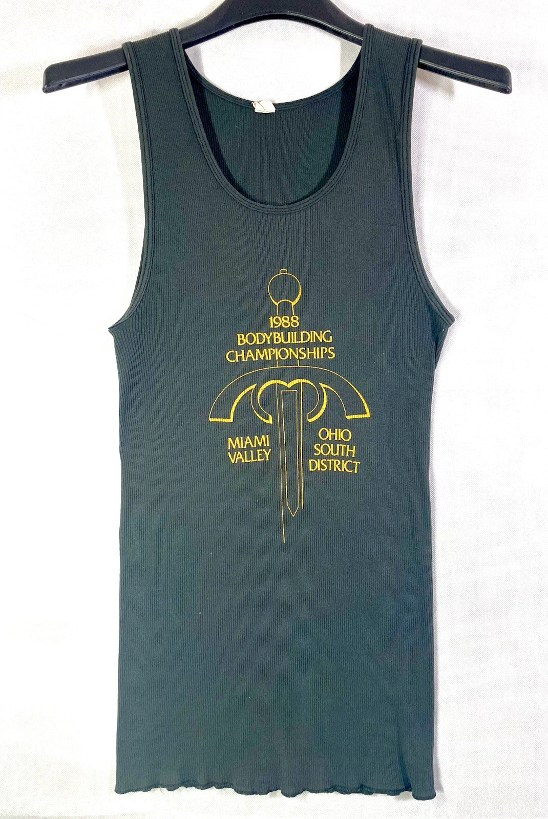 Rare VTG 1988 Bodybuilding Championships Miami Valley OH South District Tank Top