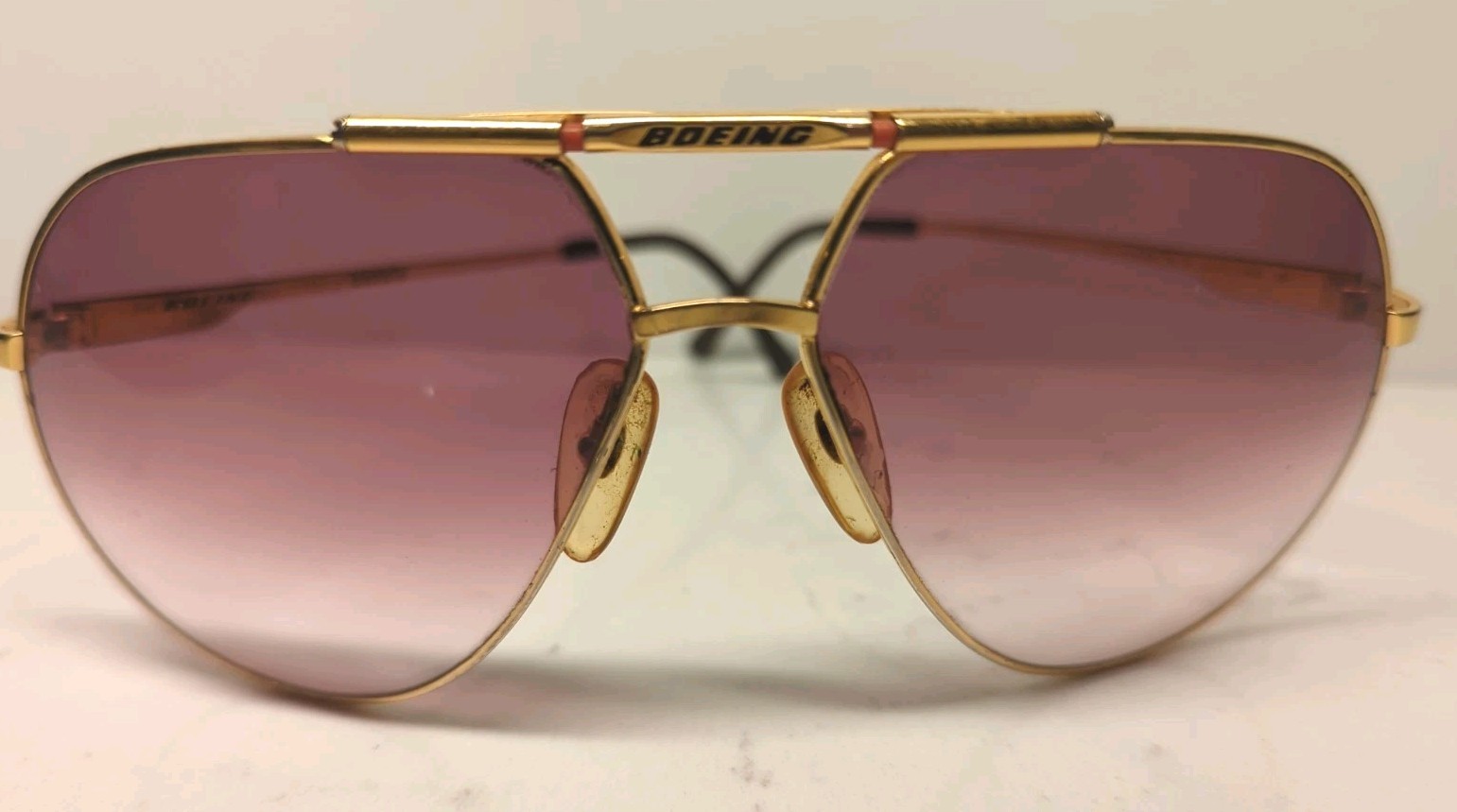 Vintage Boeing Collection By Carrera Sunglasses 5705 91 64-14 Gold Large Germany