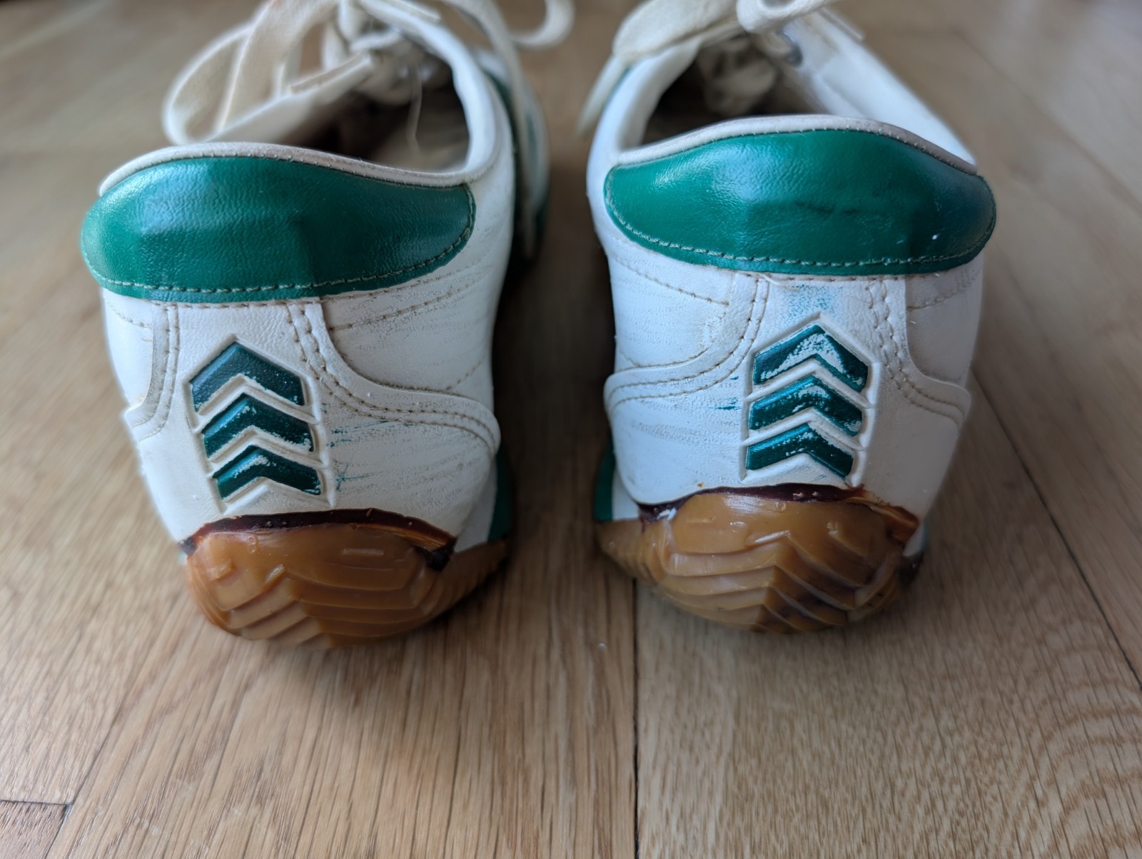 Vintage John Havlicek Superstar Pro Men Sz 8 Green White Basketball Korea Shoes
