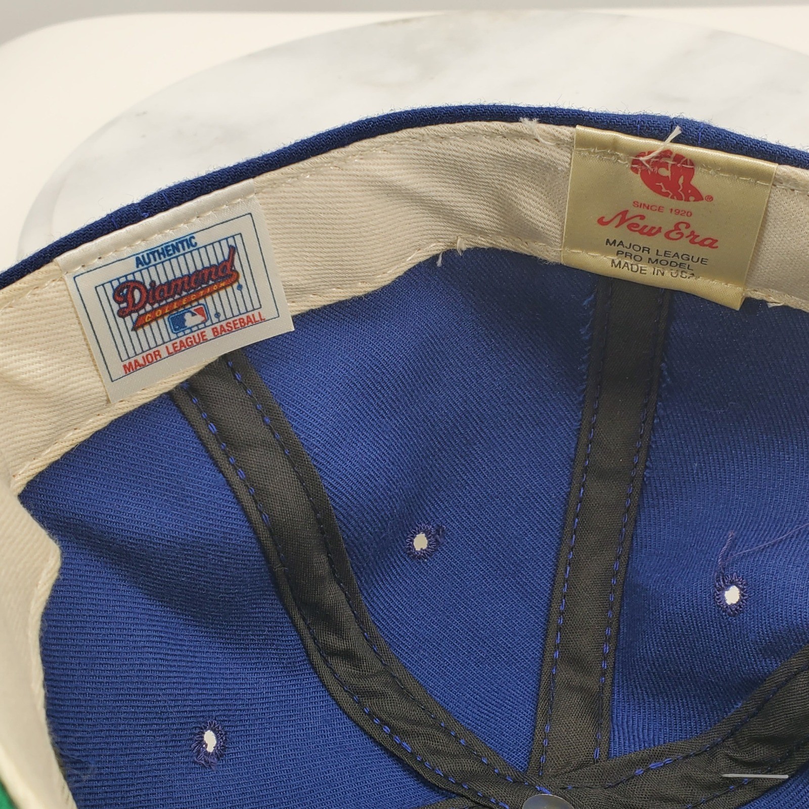 Vintage New Era LA Dodgers Diamond Collection USA Hat Fitted 7 MLB Pro Model