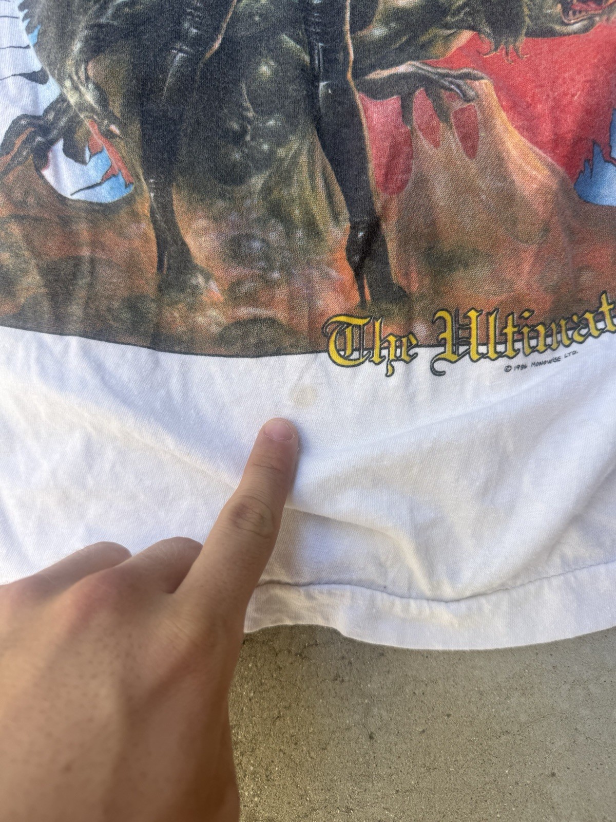 Ozzy Osbourne Shirt Ultimate Sin Tour 1986 Vintage Sleeveless Size Med
