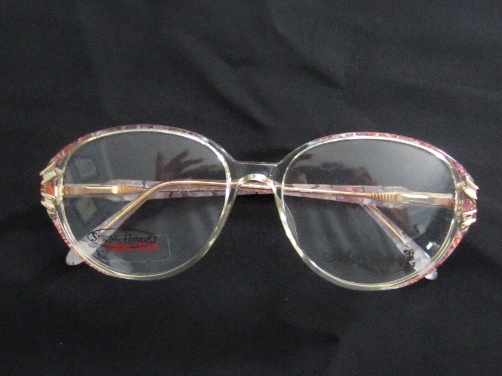 Vintage MARY ROSE by Irish Eyes Eyeglass Frames Raspberry-Grafitti 55-16-135