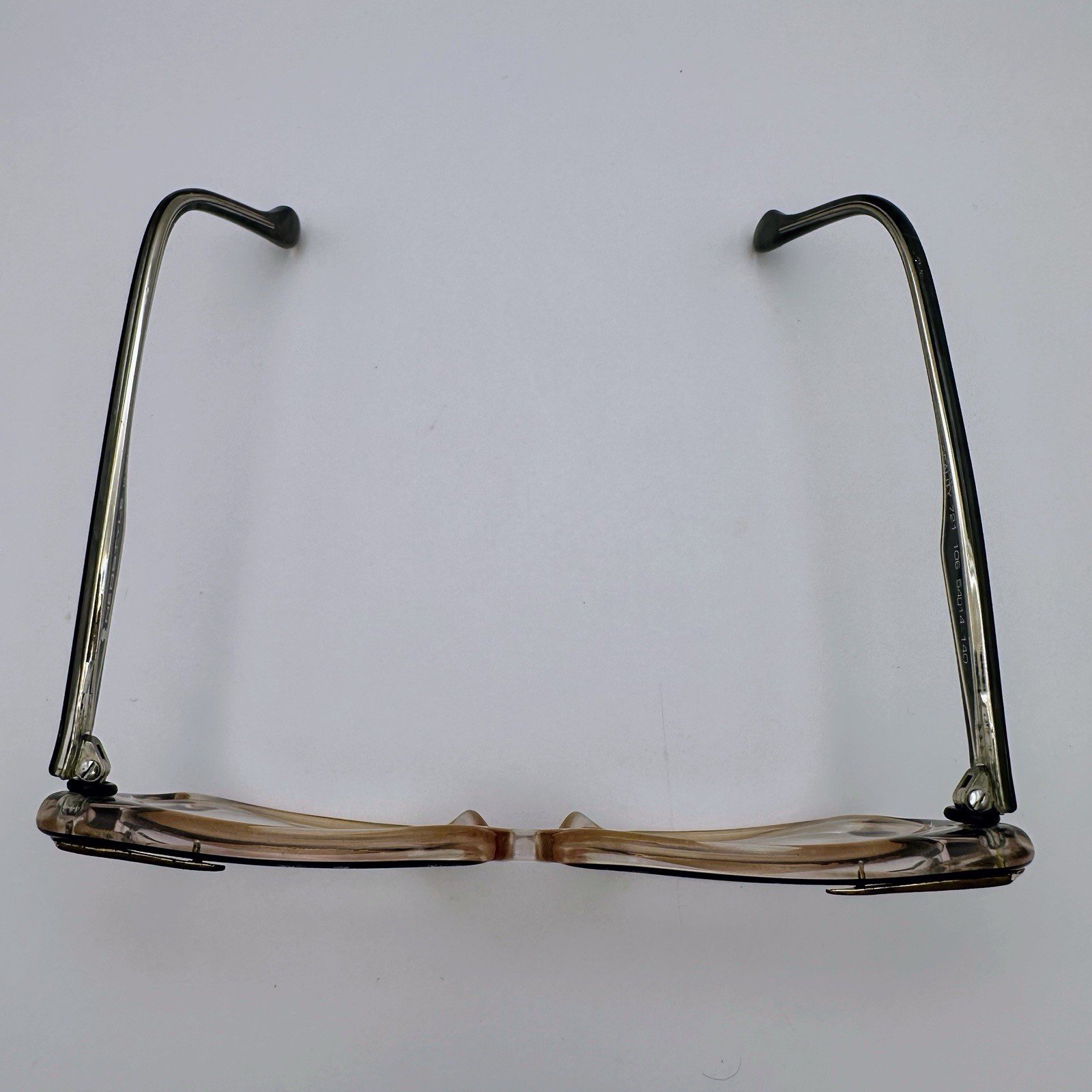 Vtg Neostyle Cat Eye Frames Glasses Gold Spiderweb Goth Black Silver Sparkle 50s