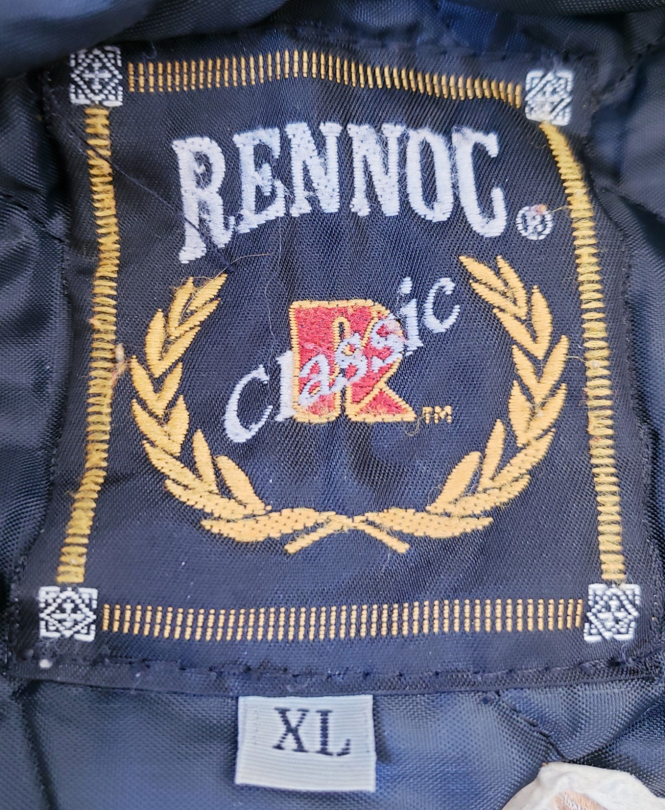 Vintage American Legion Varsity Bomber Jacket Embroidered RENNOC USA MADE XL