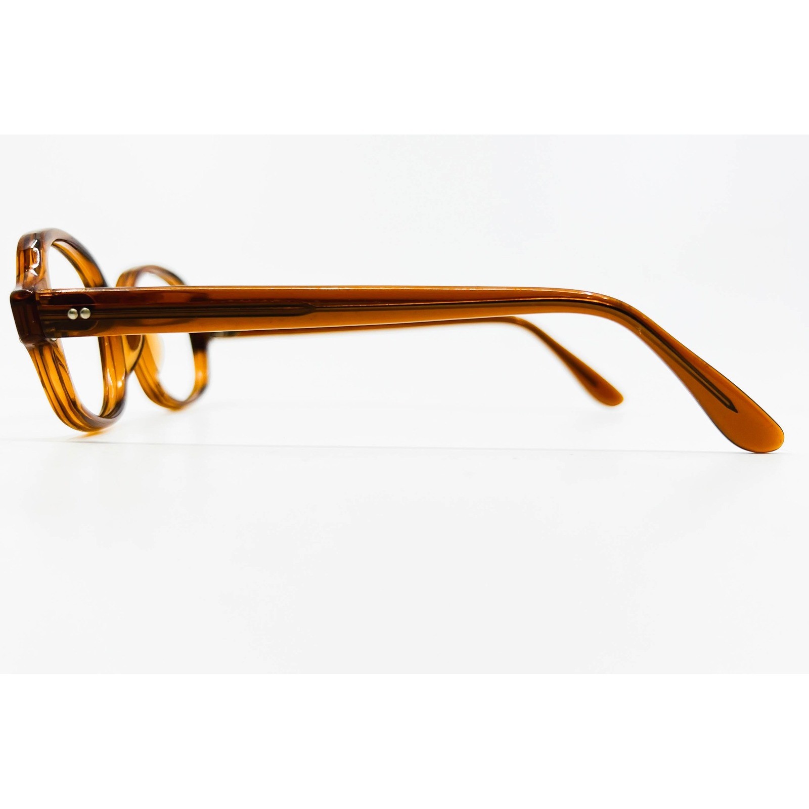 Romco Eyeglasses Mens Brown Vintage 4 1/2 – 5 3/4 5.75″