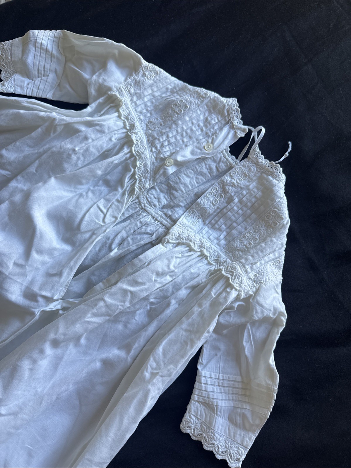 Beautiful White Christening Baptism Gown With Stunning Detail