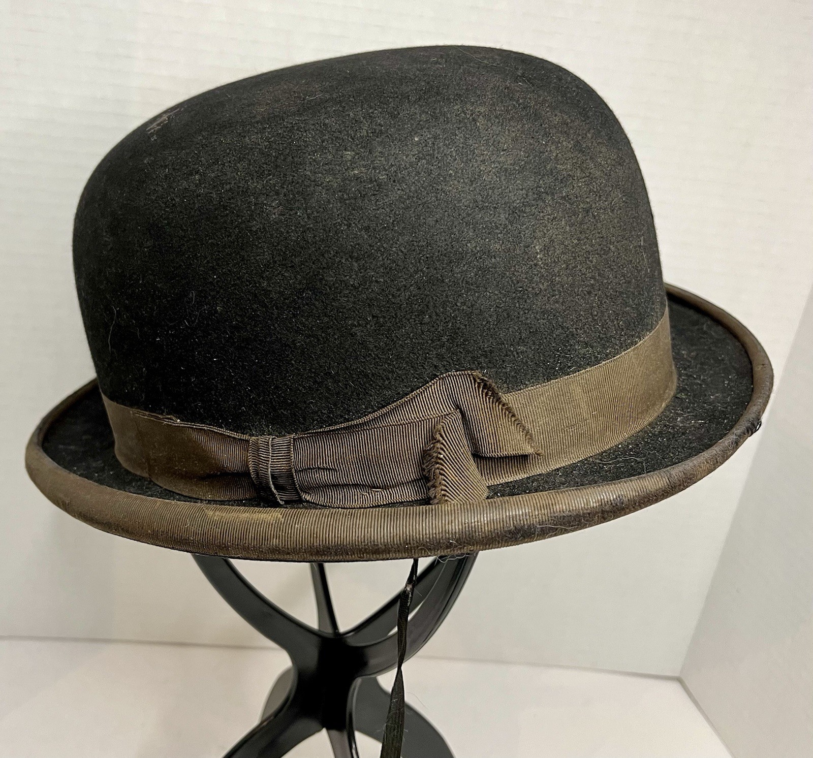 Vintage Knox NY Marshall Field & Co Equestrian Derby Hunt Riding Bowler Hat