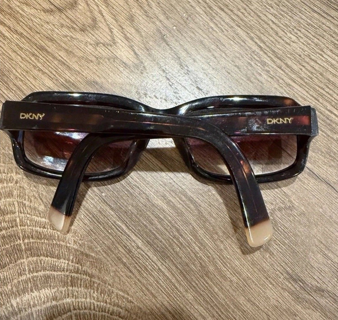 DKNY Brown Amber Clear Tortoise Rectangle Thick Glasses DY4029 3016/13 54 17 130