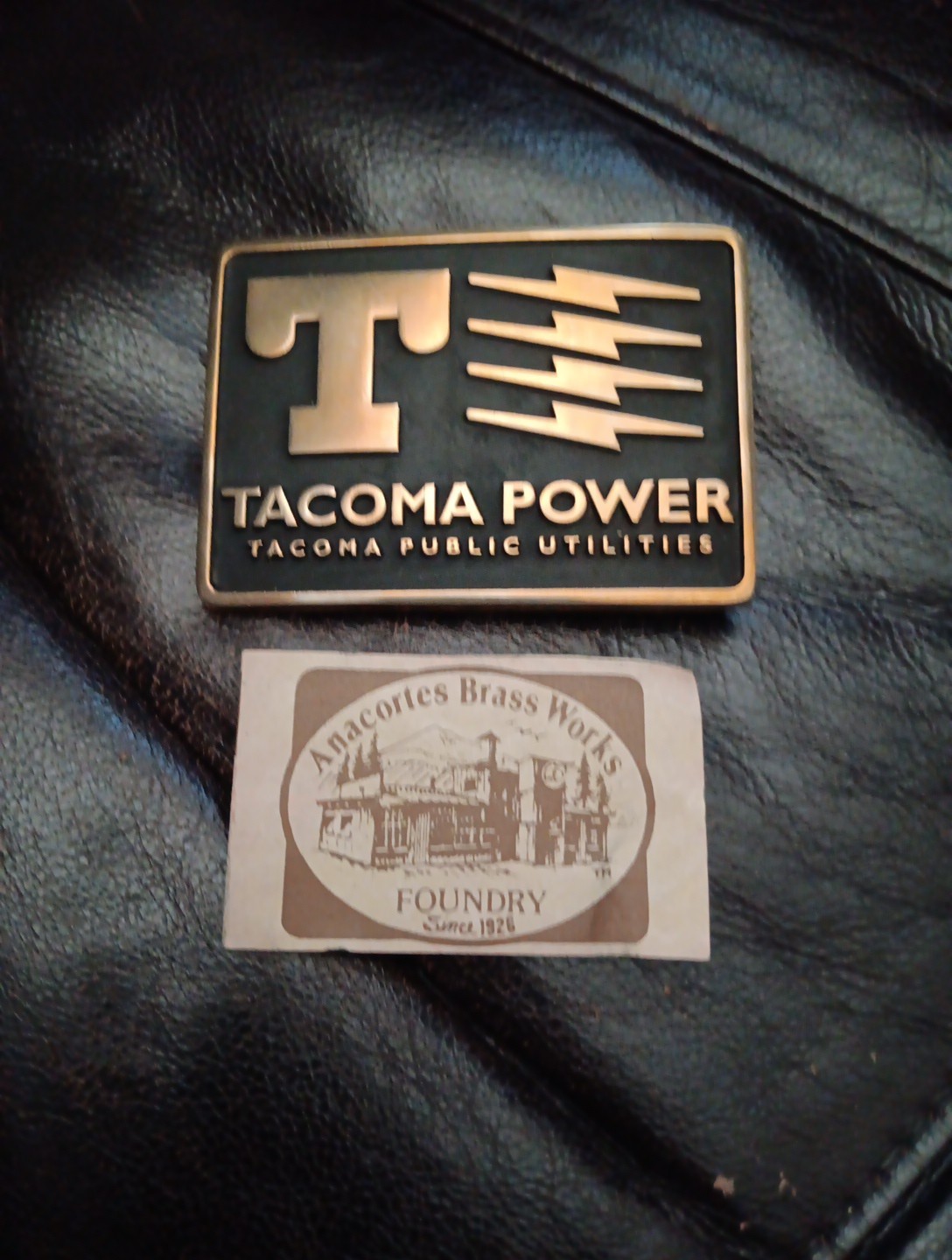 Anacortes Brass Works Tocama Power Belt Buckle