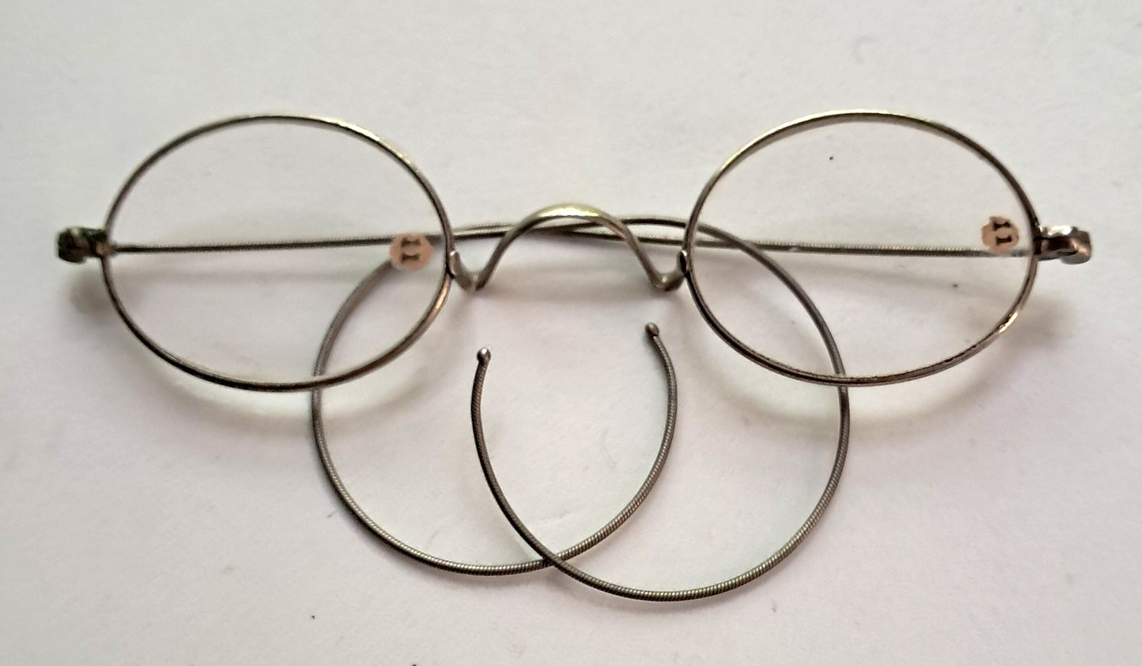 TAW & CCo. USA vintage wire rim eyeglasses 1875-1900 new/old