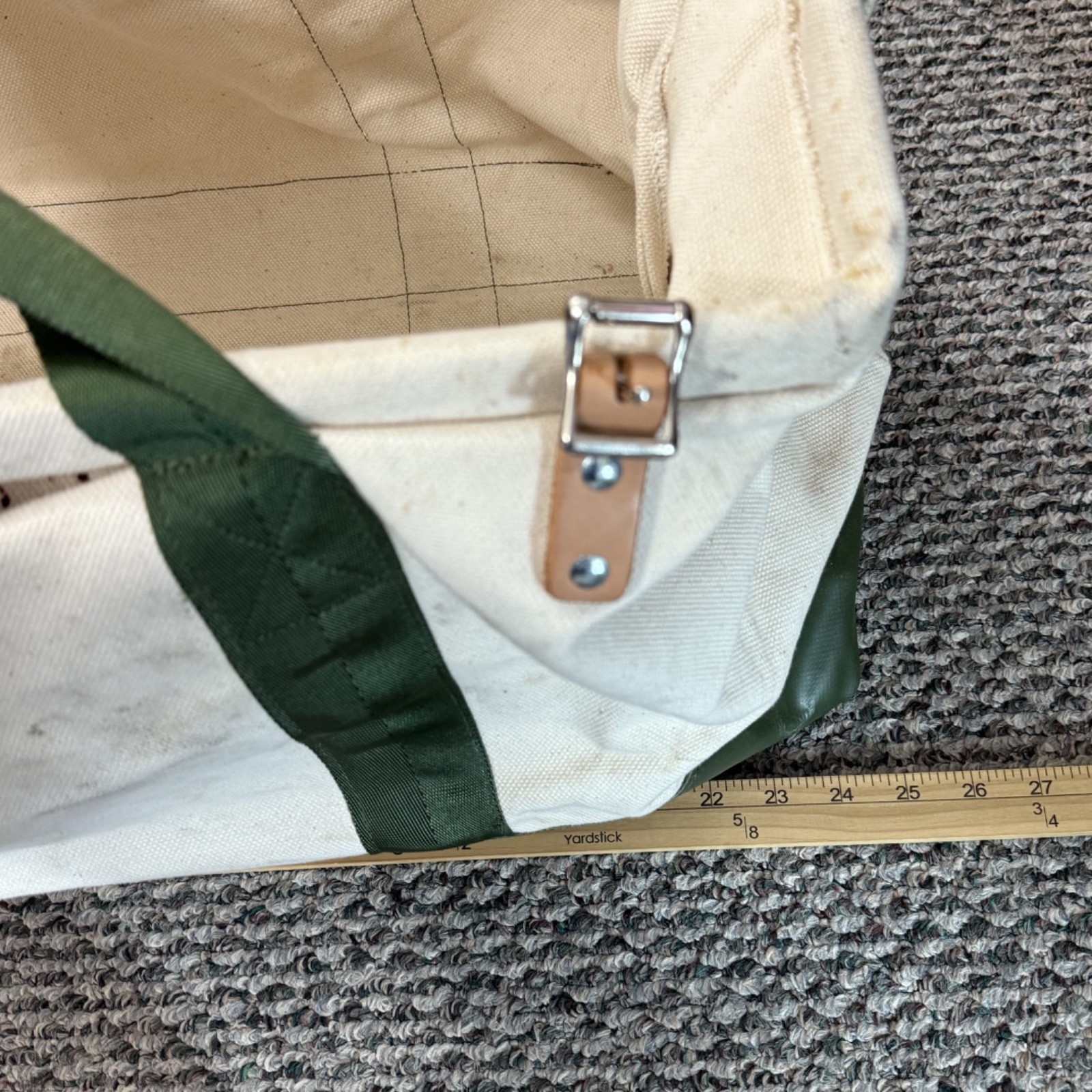 Vintage US Marked Luggage, Money, Tool Canvas Carry Bag, Mail Bag 1950s – 60s