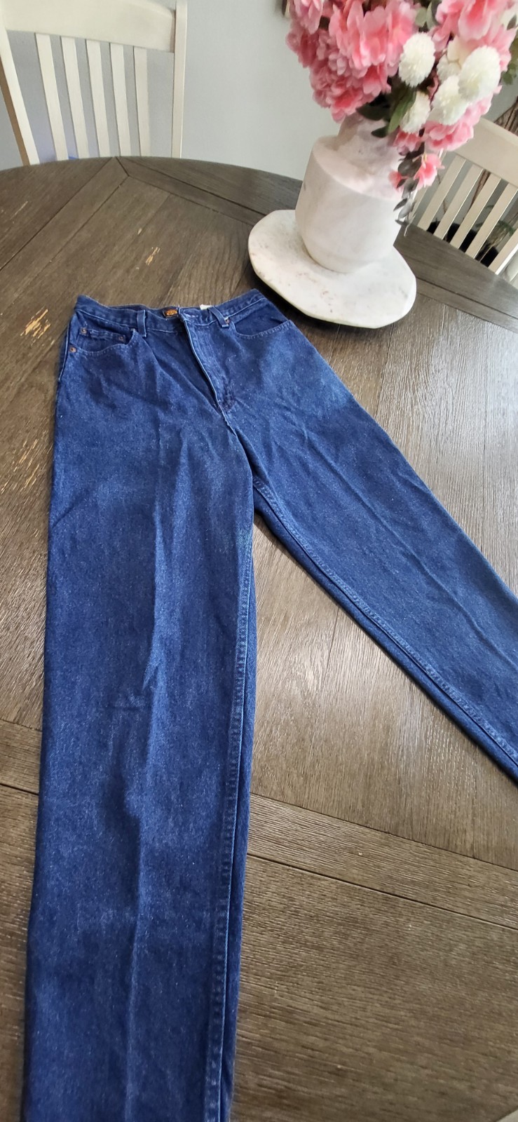 Vintage early 1980s Route 66 USA high rise tapered jeans 7/8 Mint Condition Soft