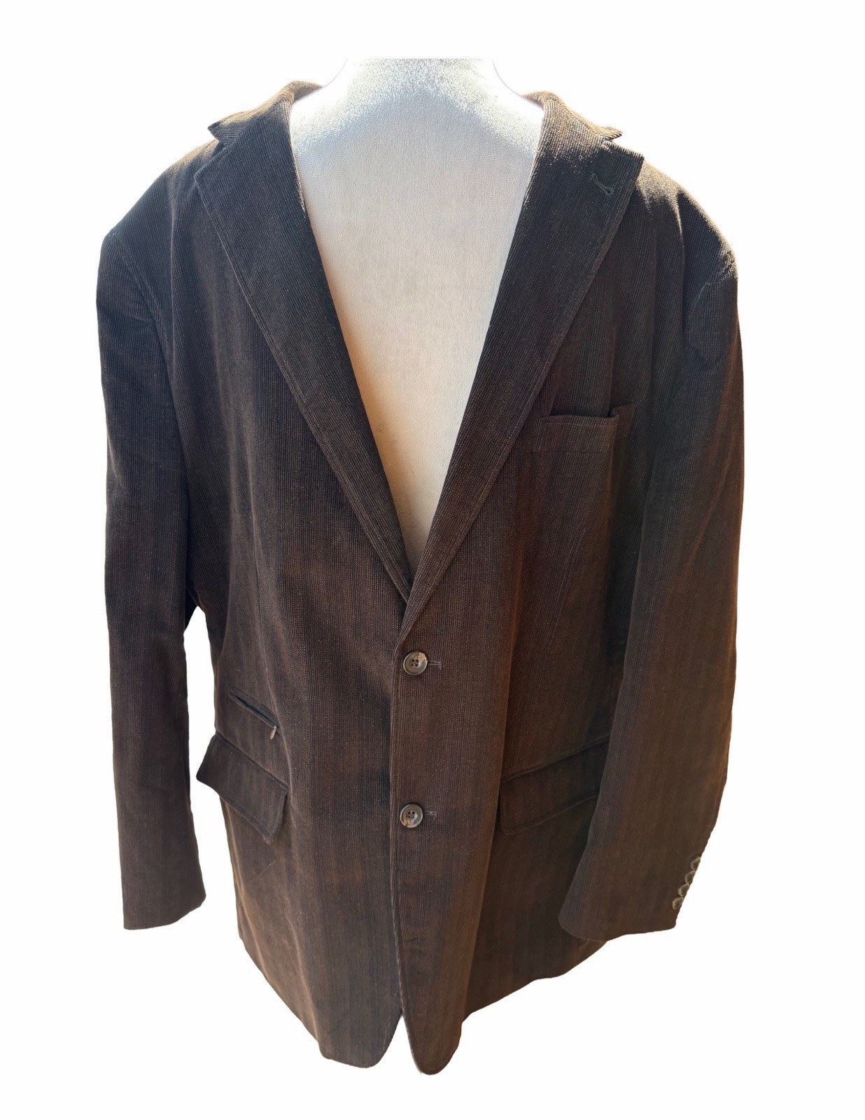 Pronto Uomo Men’s Corduroy Blazer Sport Coat Jacket XL Holiday Wedding Casual