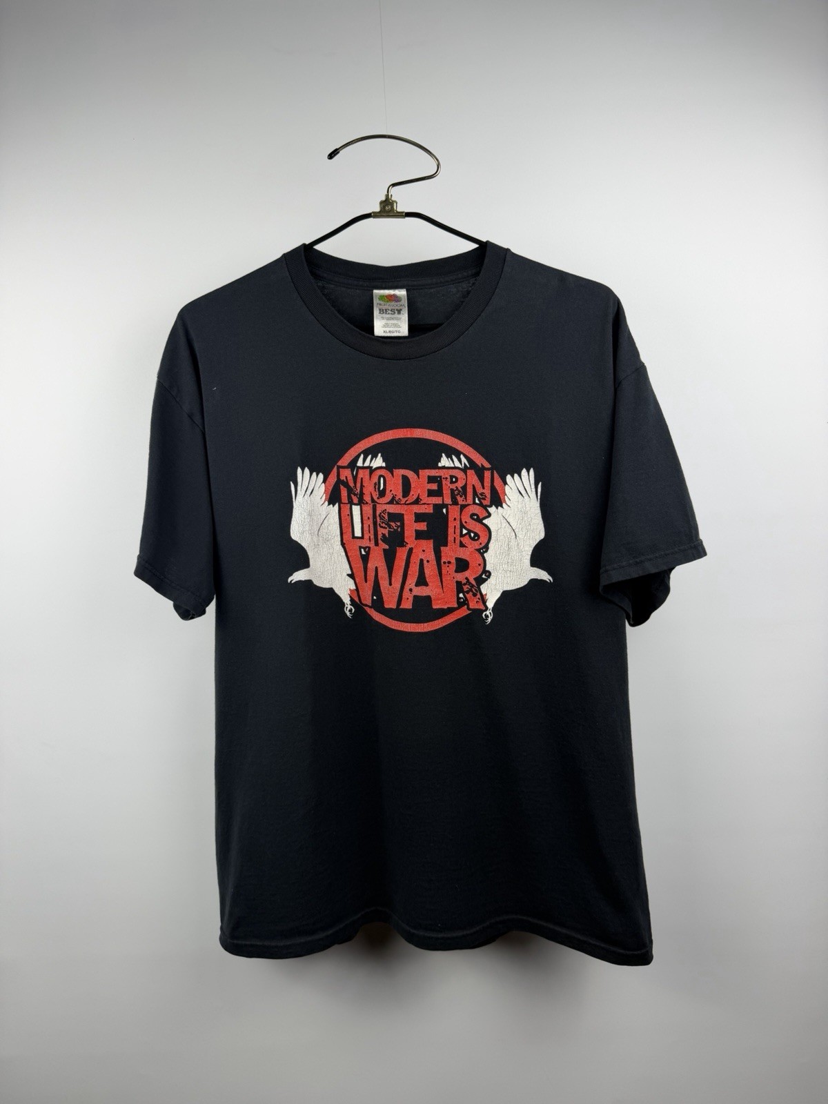Vintage 2004 Modern Life Is War My Love My Way Shirt Hardcore Punk XL 24×29