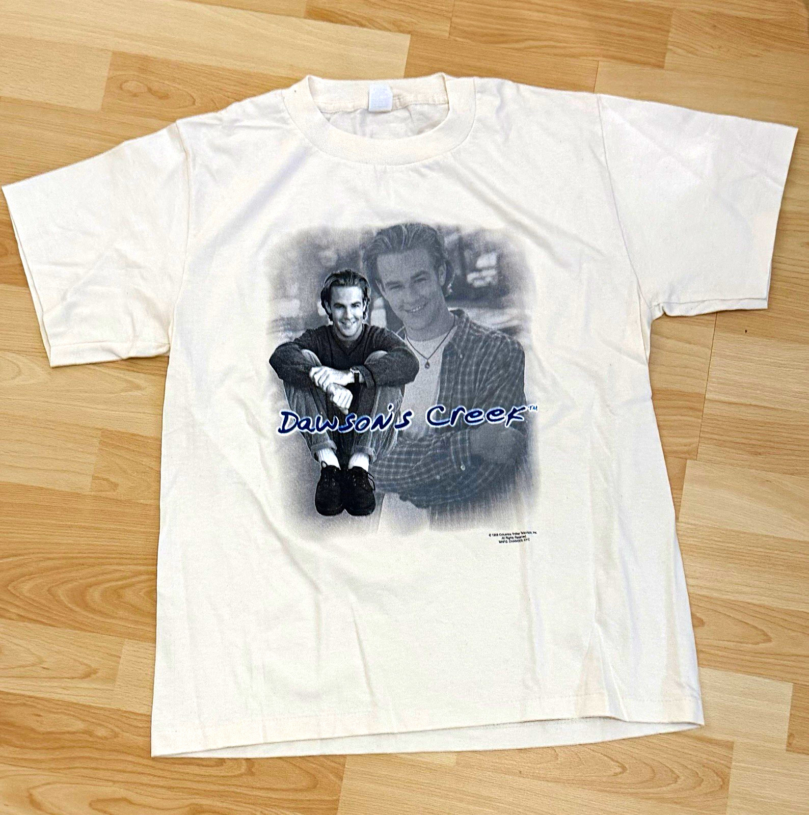 Changes Dawson’s Creek Vintage 90s Graphic Logo Tee Preshrunk Size 14-16