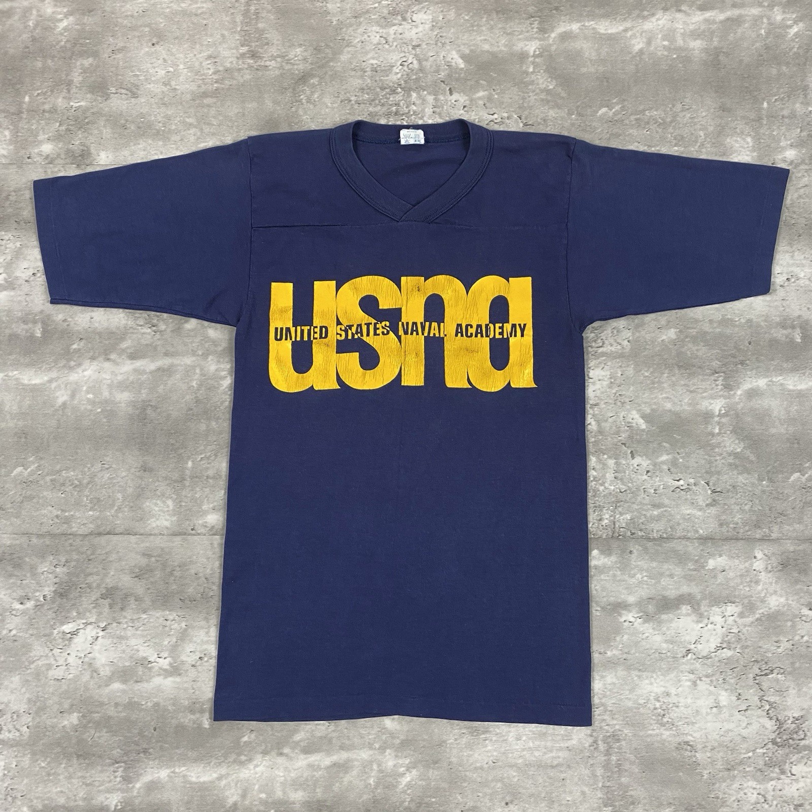 vintage 70s 80s USNA UNITED STATES NAVAL ACADEMY t shirt ARTEX US NAVY military