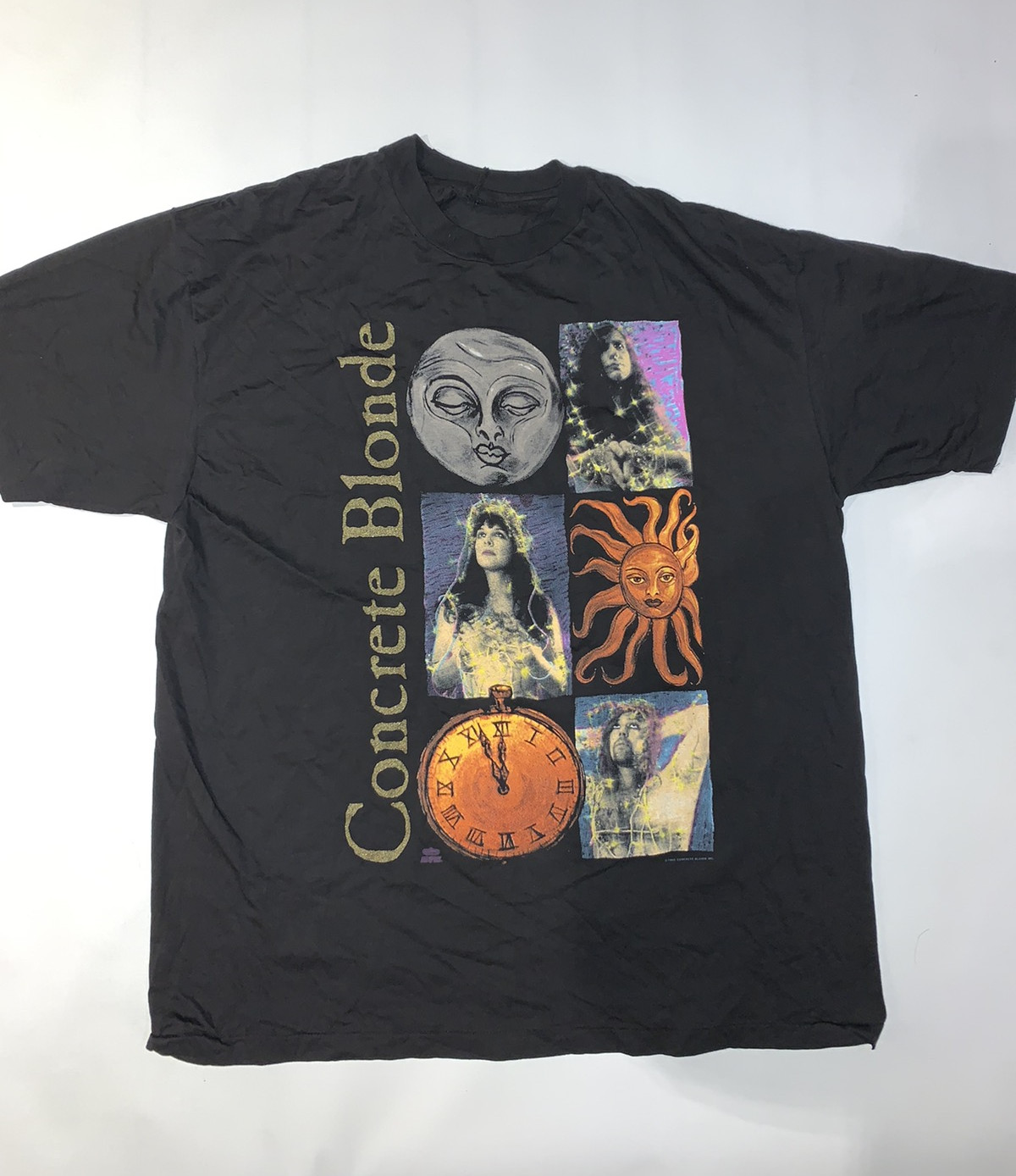 1992 Tour Concrete Blonde Shirt Classic Black Unisex Men S-2345XL 2AG0027
