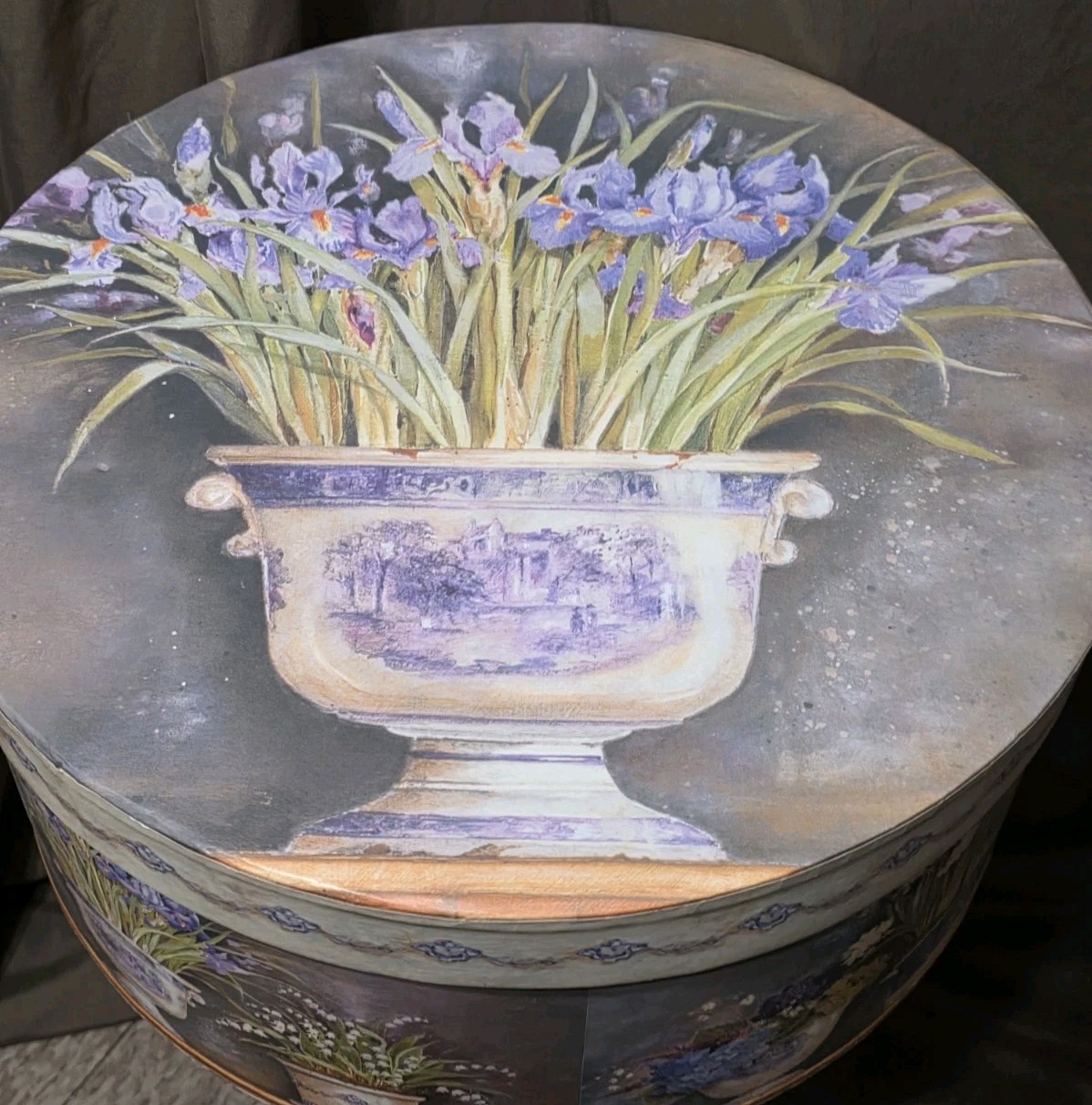 Kathryn White Hat Box