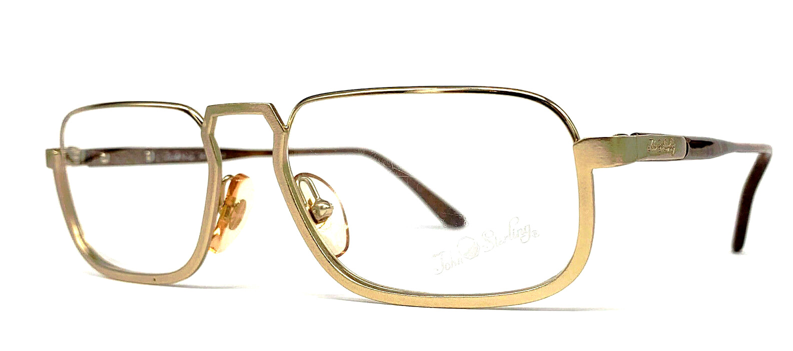 NOS Vintage John Sterling 34 Frames Gold Plated 10K Italy 1980s