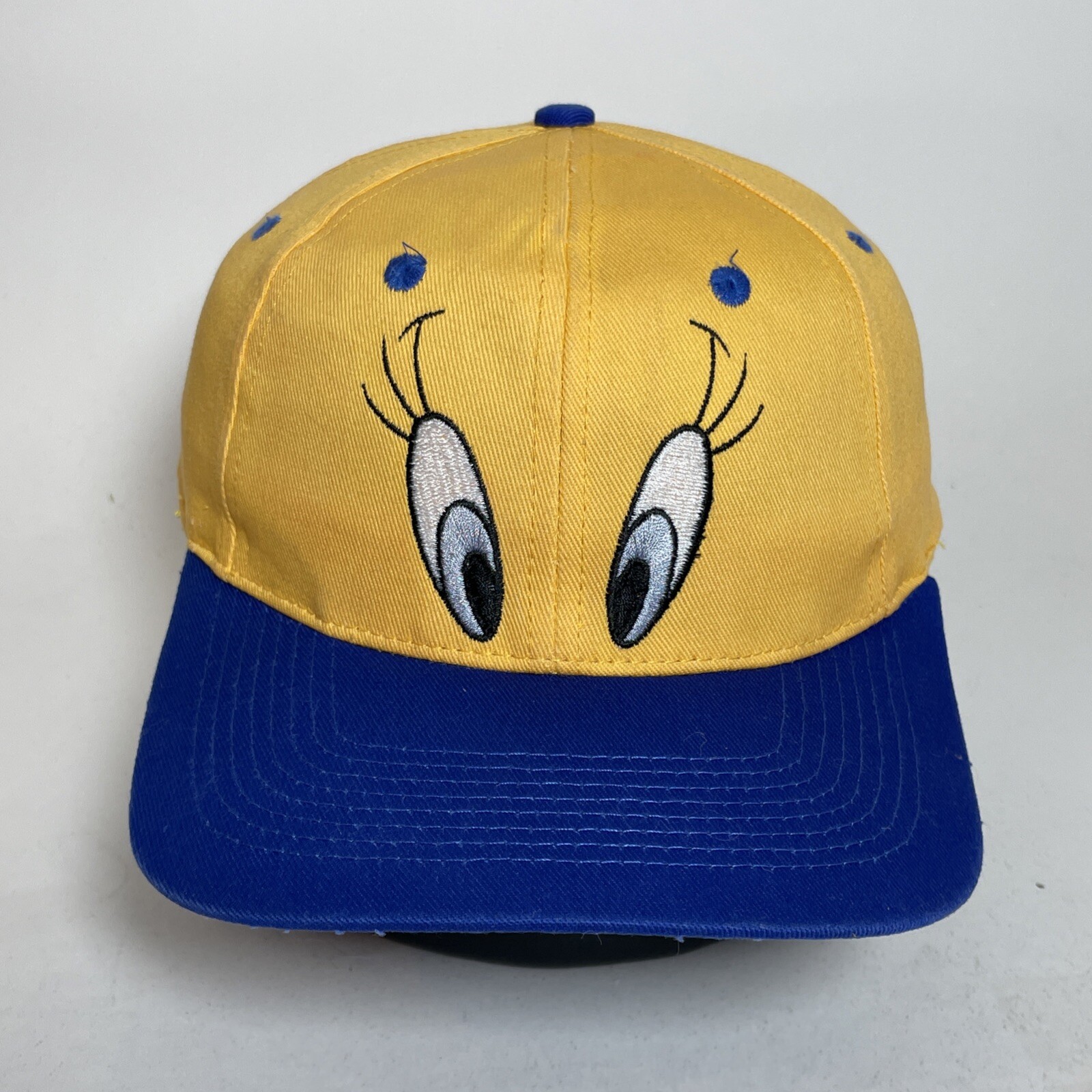 Vintage Tweety Bird Hat Cap Snapback Looney Tunes 1996 Six Flags Theme Parks WB