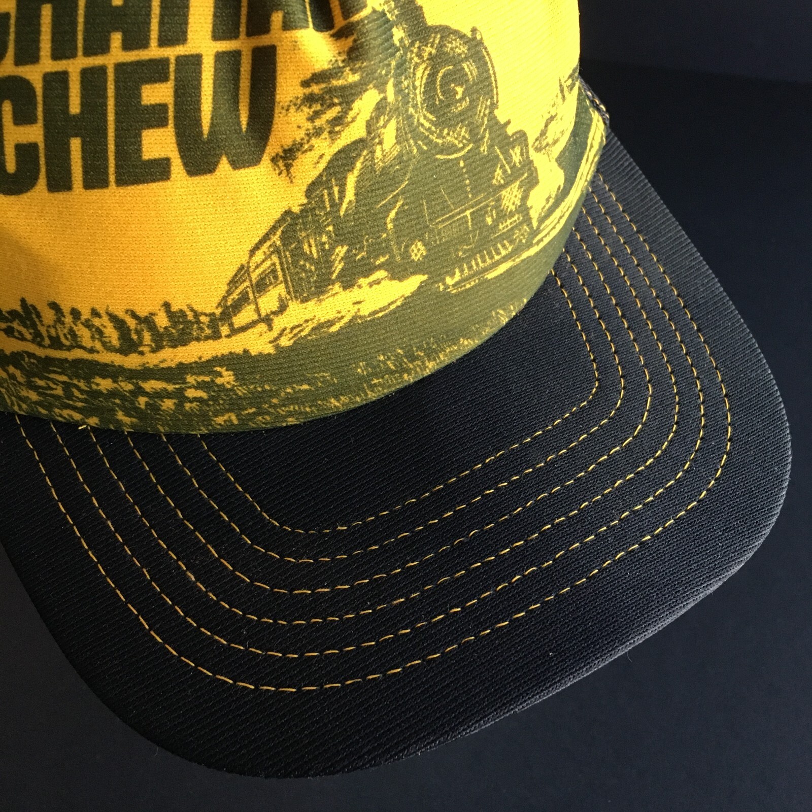 New VTG Chattanooga Chew Mesh Trucker Hat Snapback Polyfoam 7 1/4 -7 5/8
