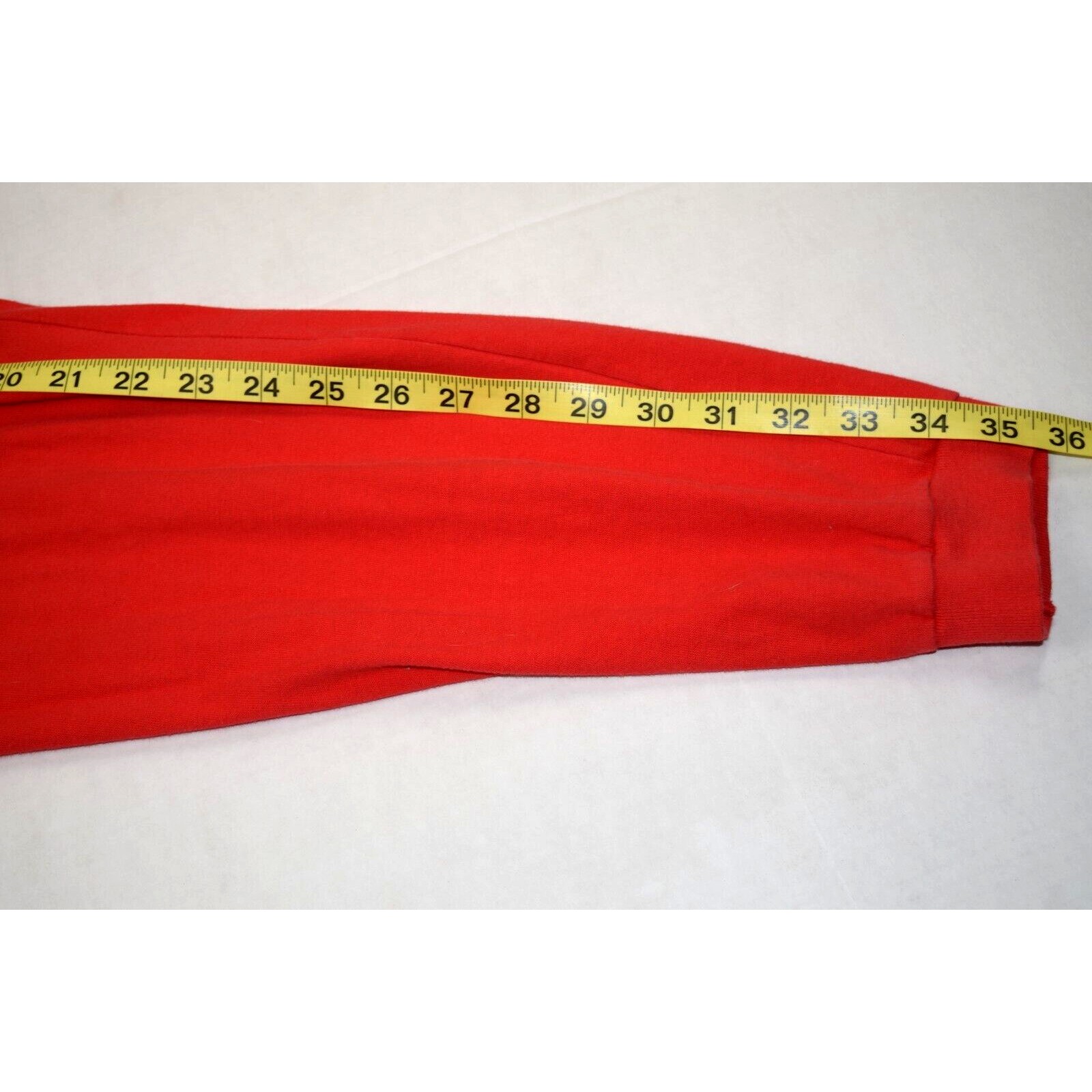 Vintage Jumpsuit Oakbrook Size S/M 80s Cherry Red Cotton Snug Fit Made USA