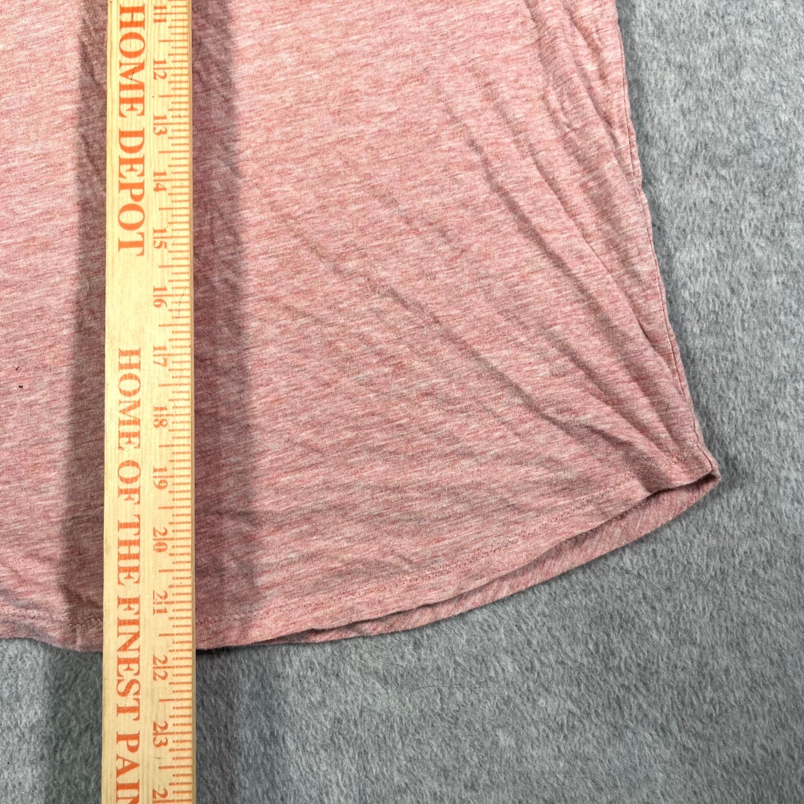LOFT Vintage Soft Blouse Top Womens Small Peach Cotton Round Neck Streetwear