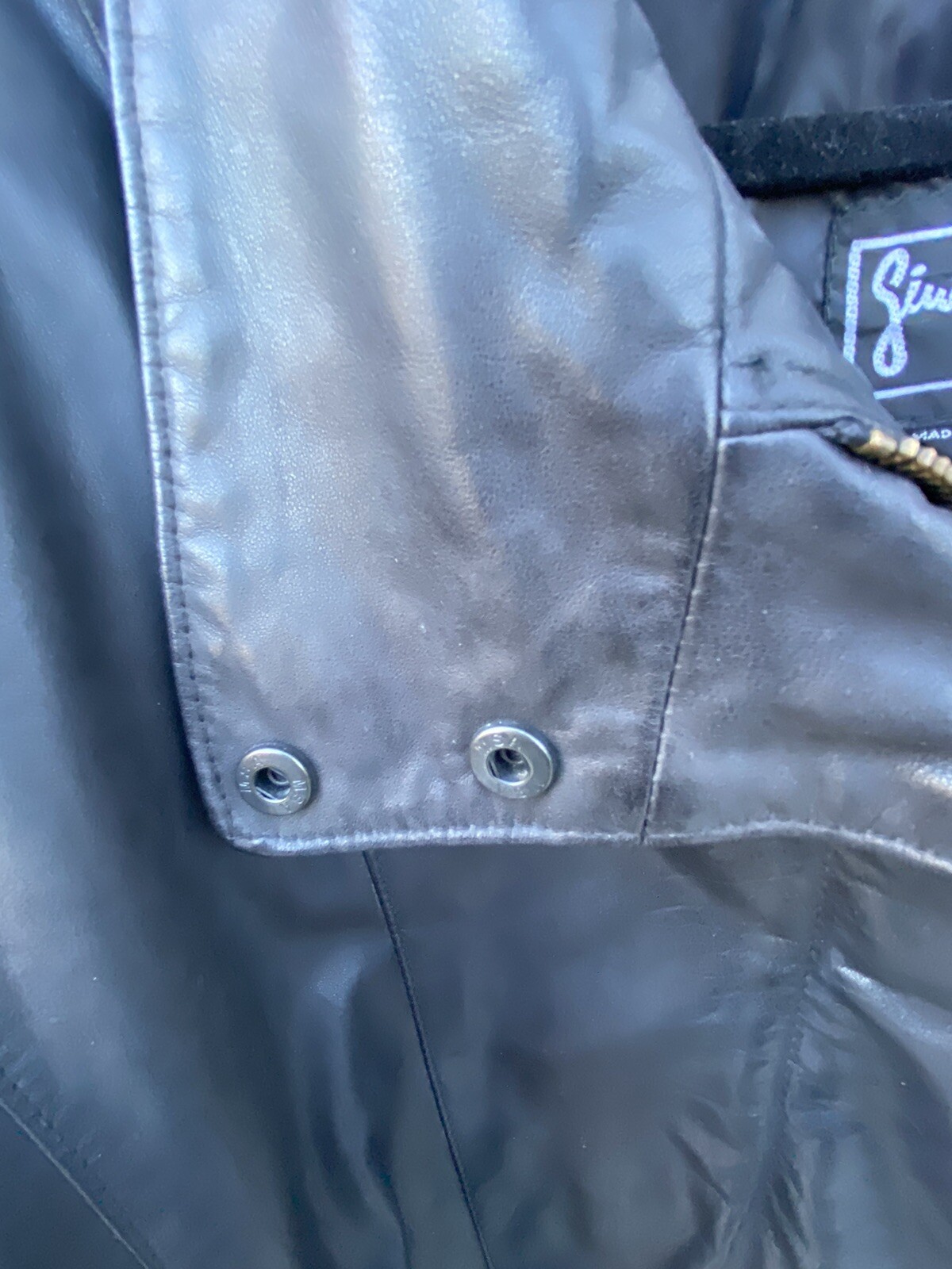 VINTAGE 1980s GINO DI GIORGIO By Comint Women’s Black Leather Jacket Size L