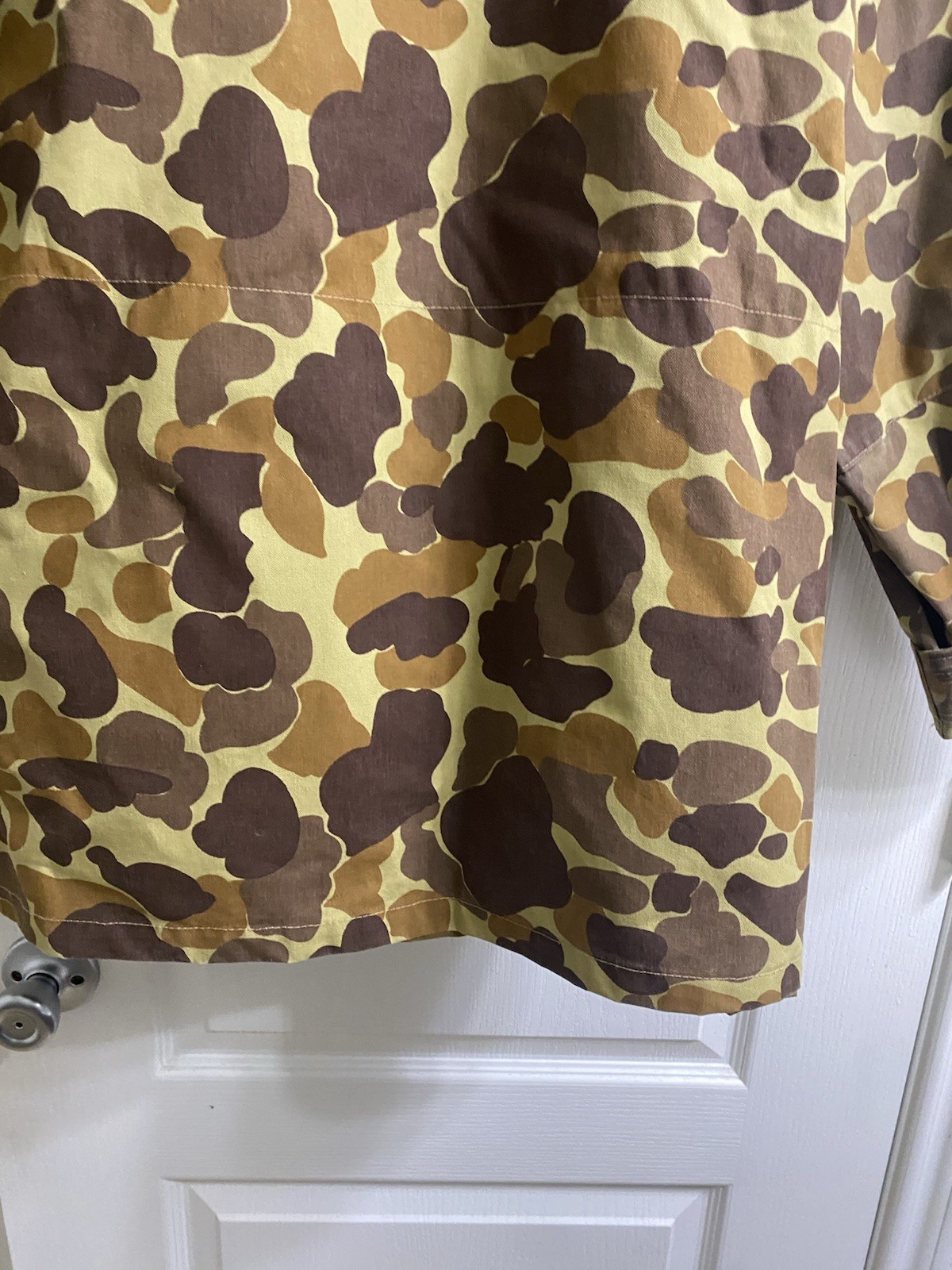 Vintage Mount’n Prairie Duck Brown Camo Hunting Hooded Field Gorpcore Jacket L