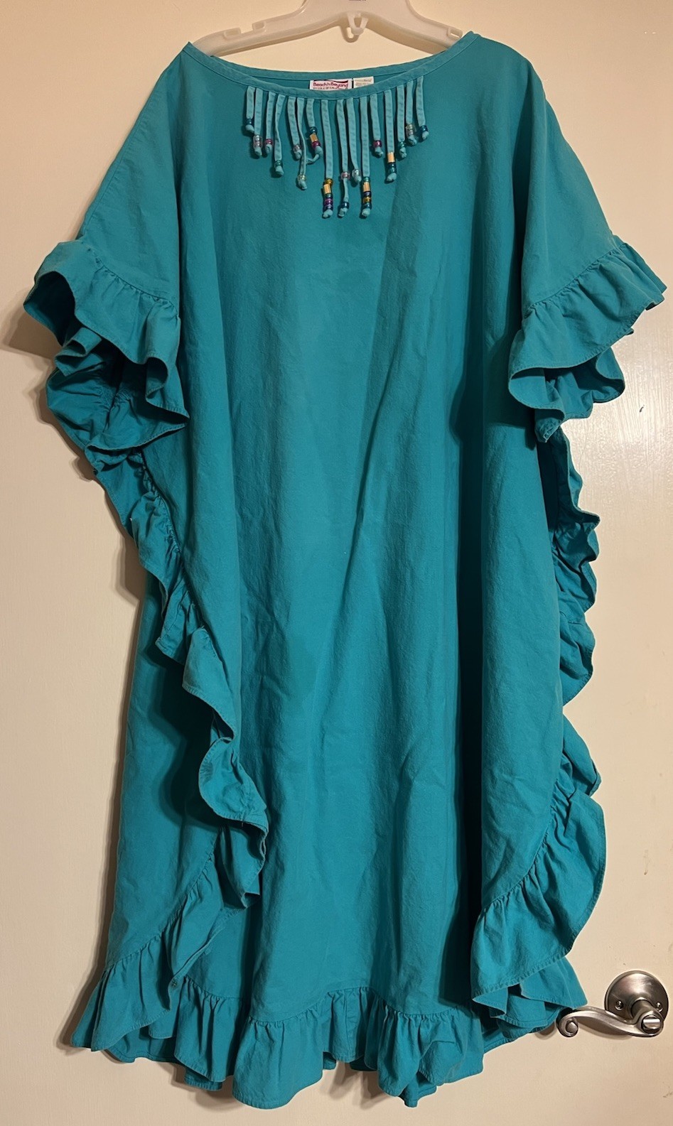 VTG 70’s Beach’n Beyond By Cole Of California Mumu Caftan Dress Fits All OS