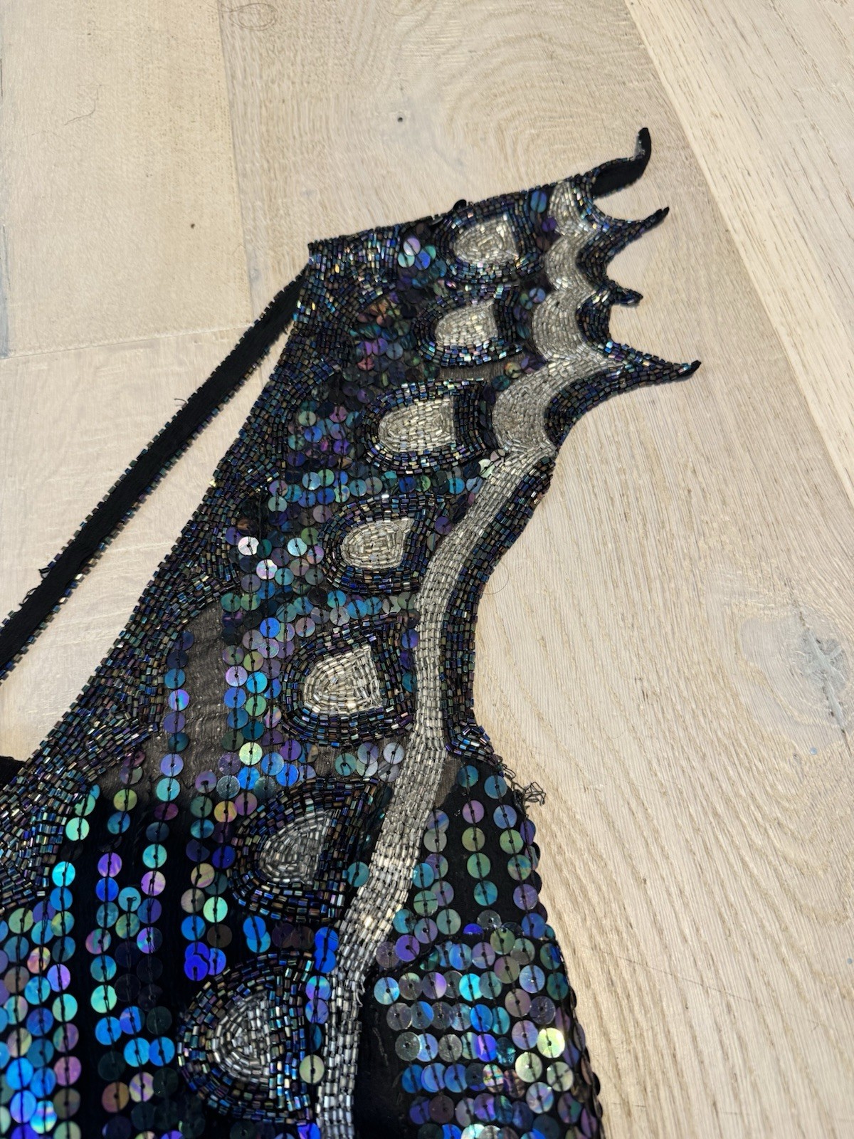 Beaded Sequin Top Vintage 1980’s XS