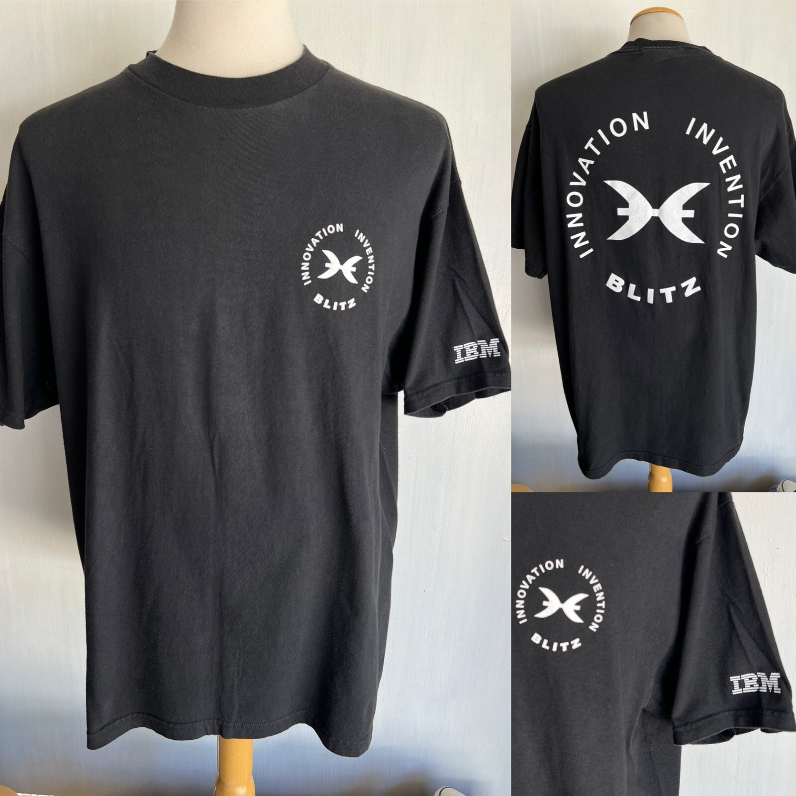 IBM COMPUTERS Official “Innovation Invention Blitz” Vintage Y2K T-Shirt Size XL