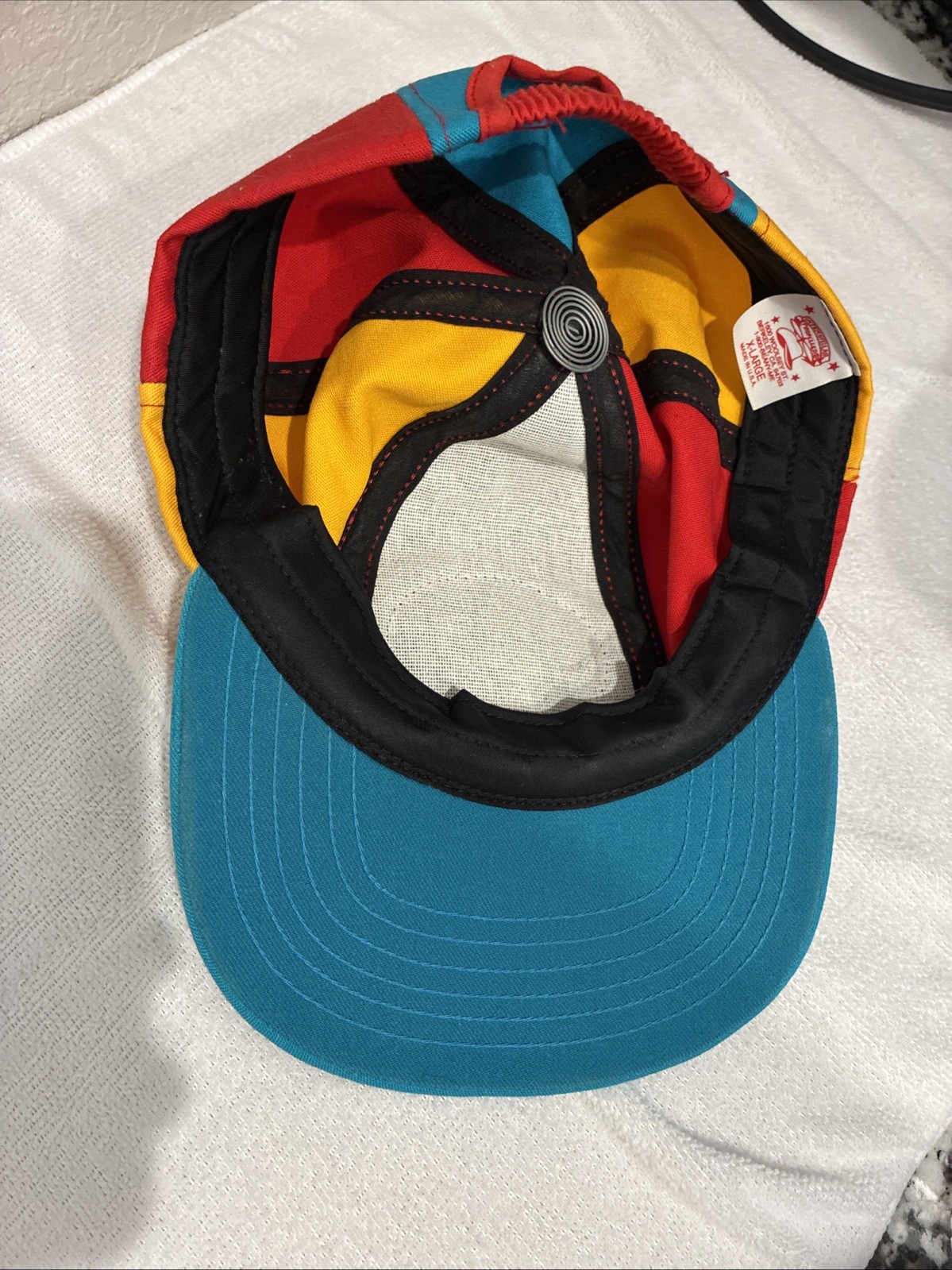 Vintage Interstellar Propeller FAO Schwarz (Beaver) Colorful Cap Hat Made in USA