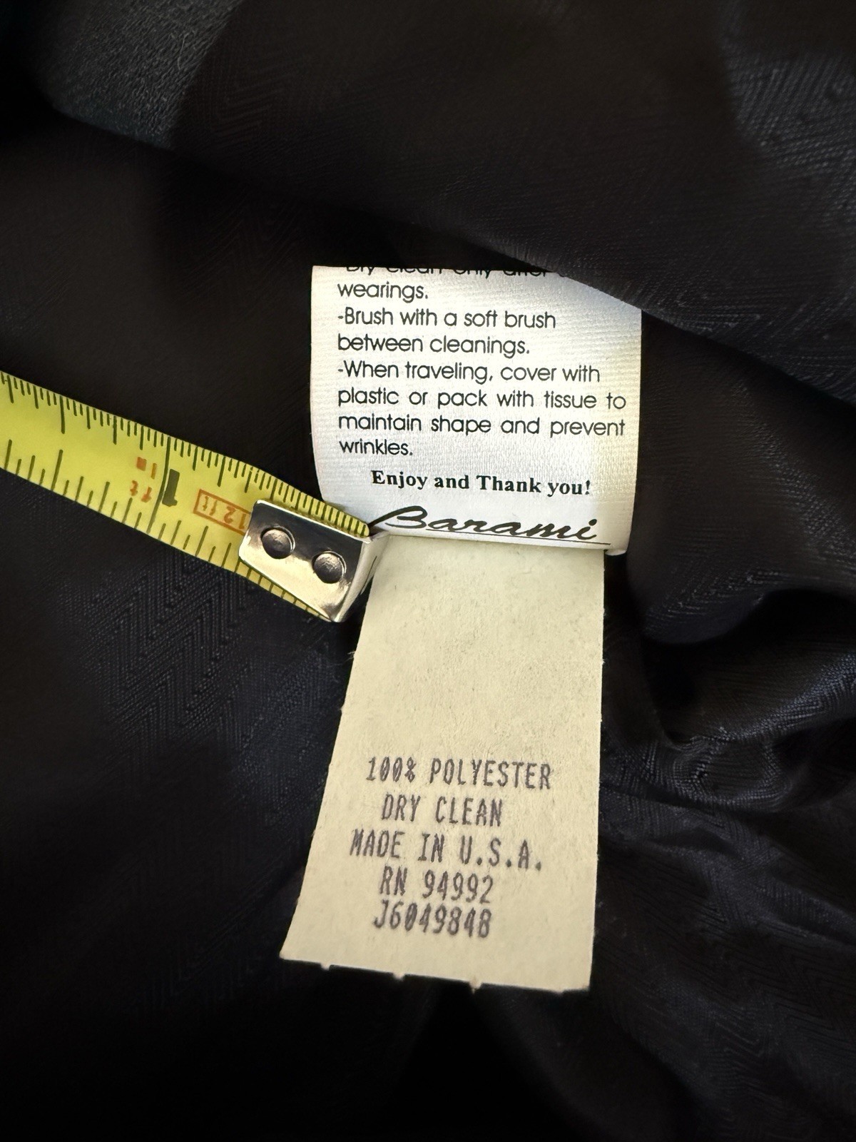 Vintage BARAMI Gray Blazer Straight Single-Breasted Pockets Career Women’s 8 EUC