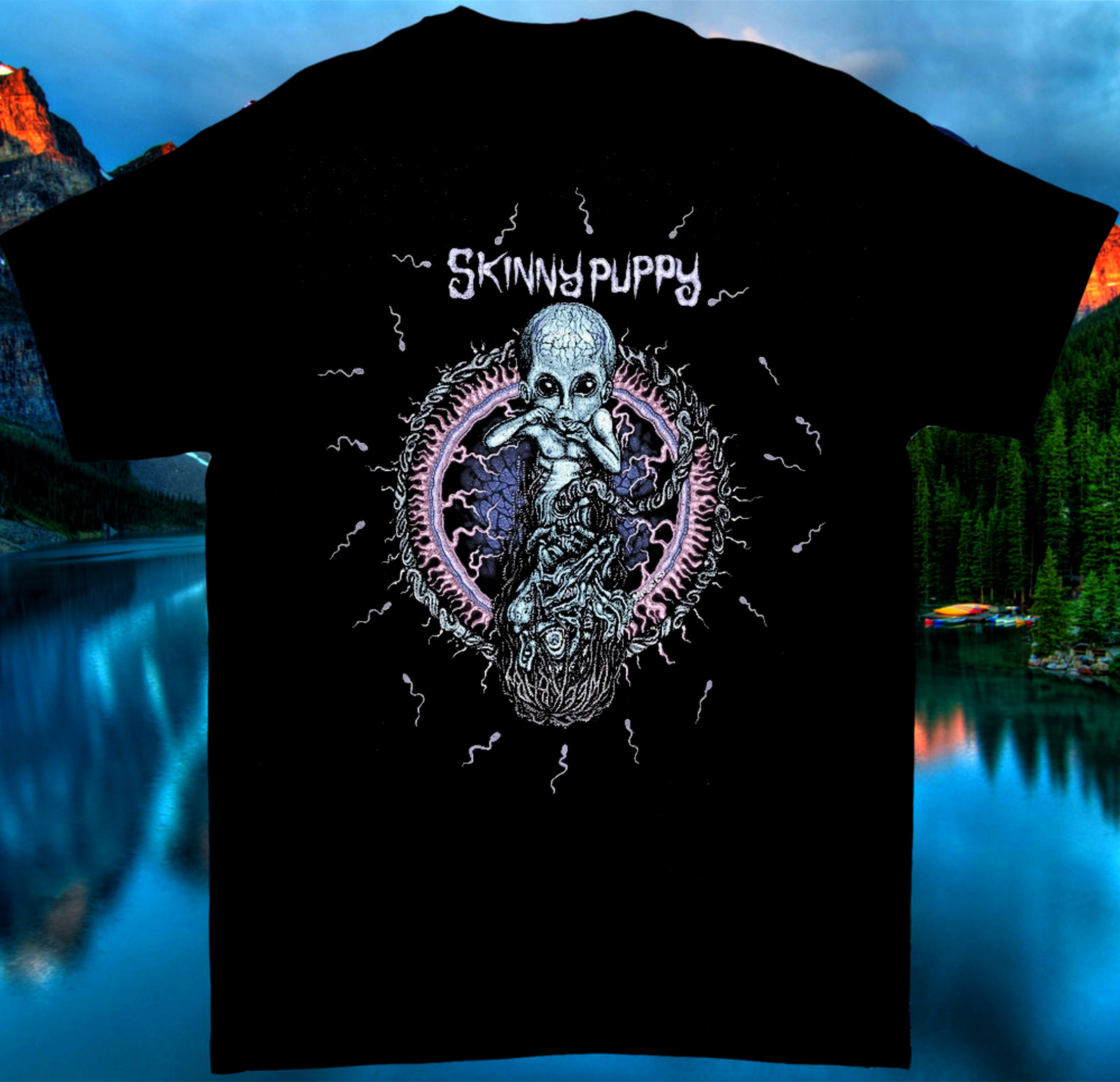 1993 Skinny Puppy Band T-Shirt Unisex For Fan Tee All Sizes DHP386