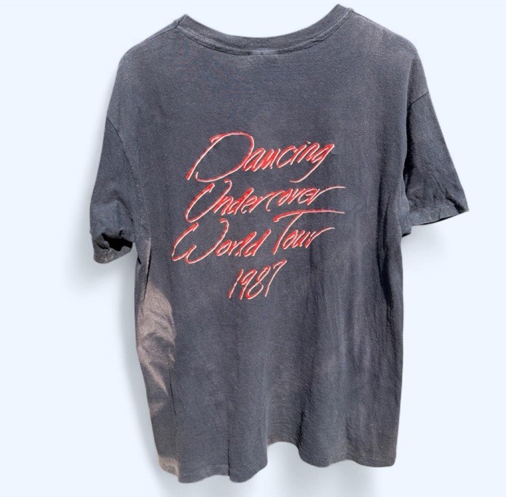 Vintage Hanes RATT Dancing Undercover World Tour 1987 concert band tour tee