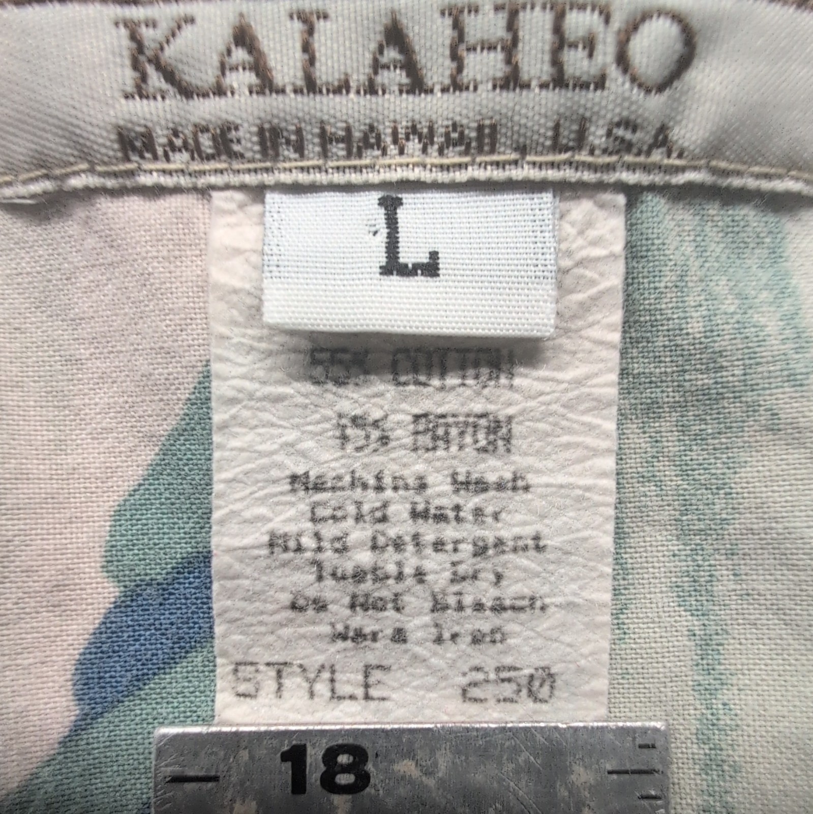 Kalaheo Men’s Large WWII Bomber Plane Hawaiian Shirt Made In USA Cotton Rayon L