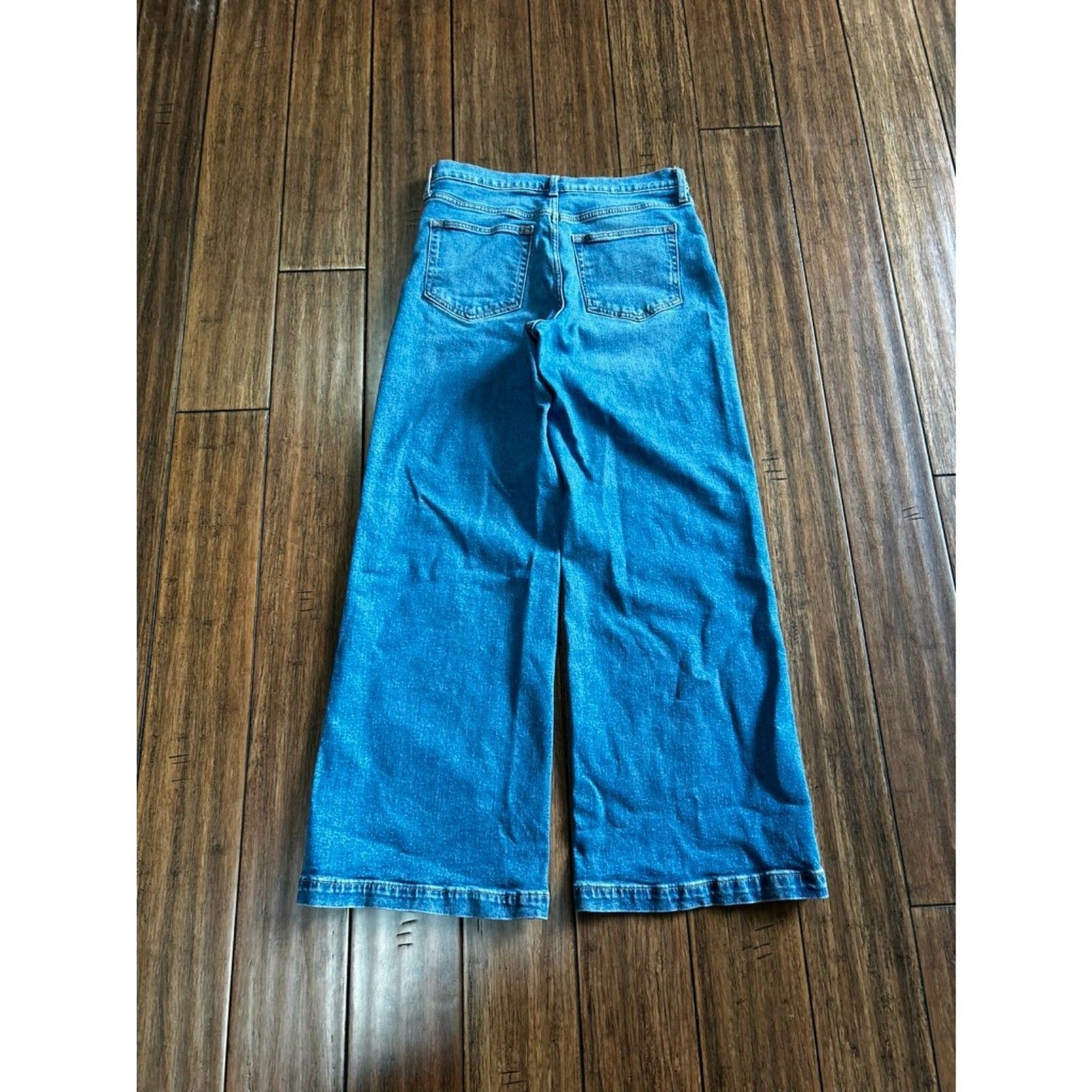GAP High Rise Stride Wide Leg Jeans Women’s Size 30/10R Light Wash Denim Y2K