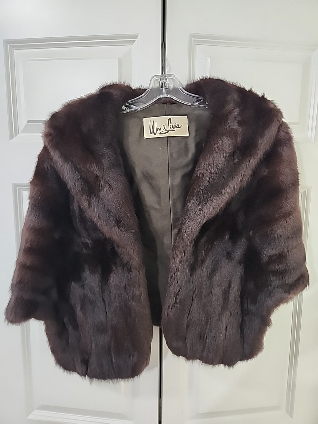 vintage mink stole William a.Lewis