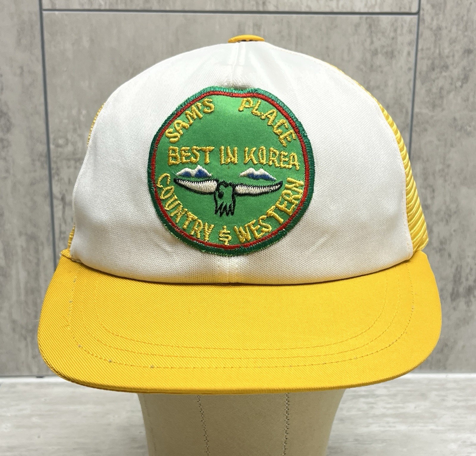 Vintage Korea Sam’s Place Military Souvenir Hat Snapback One Size Fits Most