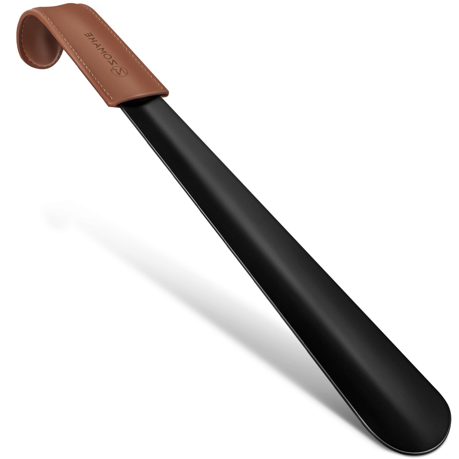 Extra Long Shoe Horn Long Handle Metal Long Shoehorn for Boots Men Women 16.5″